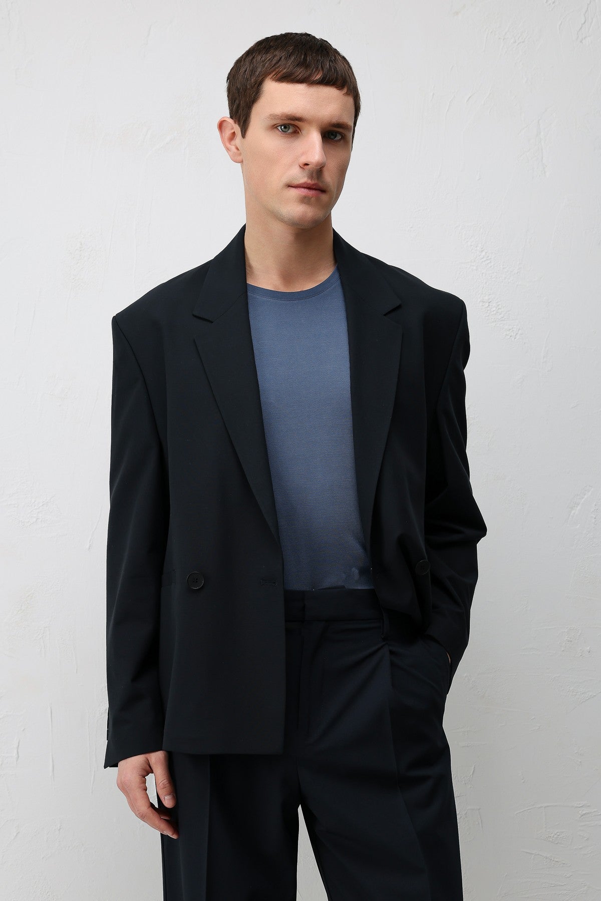 Relaxed Fit Erkek Blazer Ceket