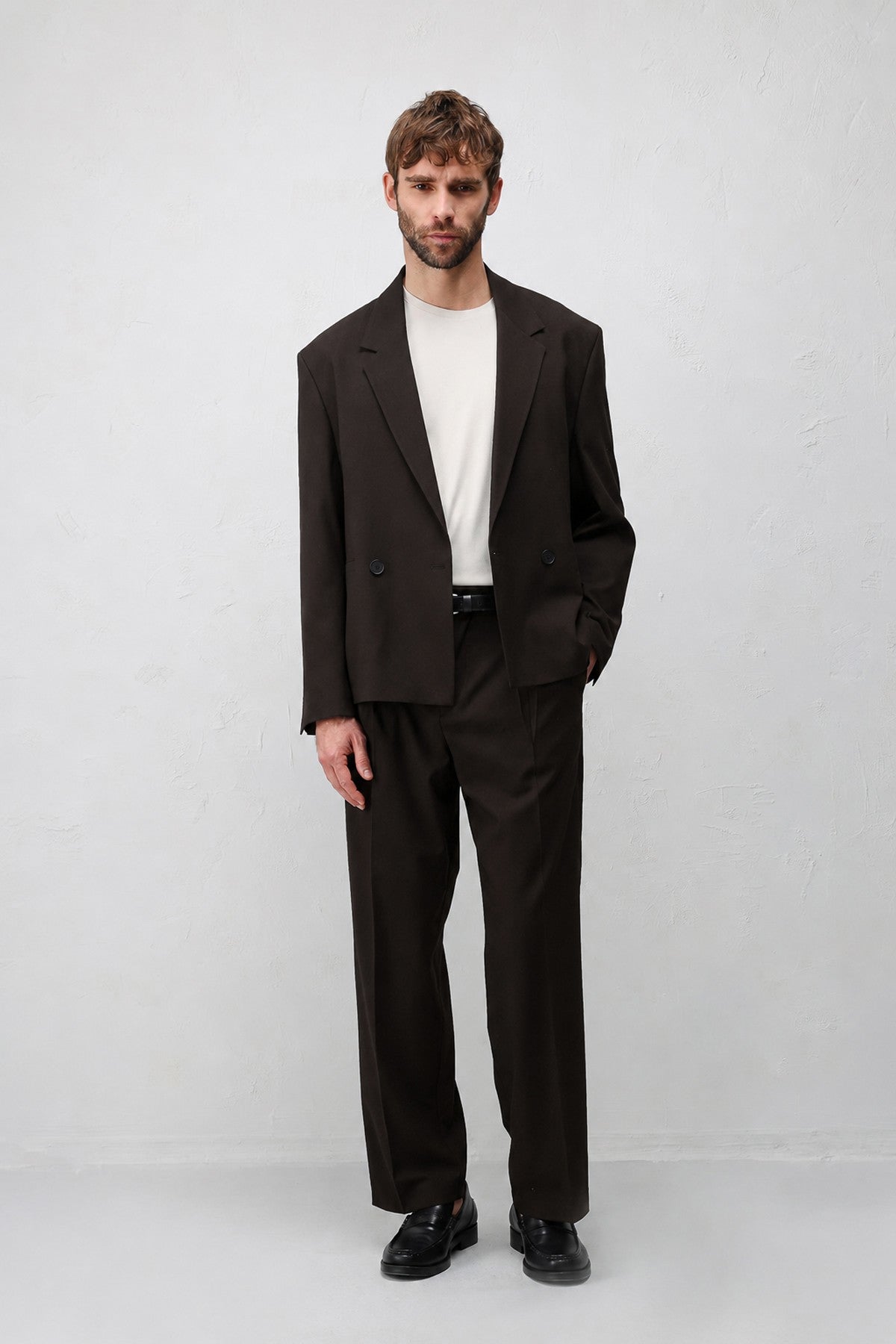 Relaxed Fit Erkek Blazer Ceket