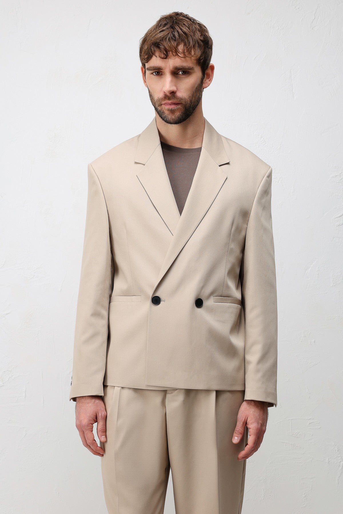 Relaxed Fit Erkek Blazer Ceket
