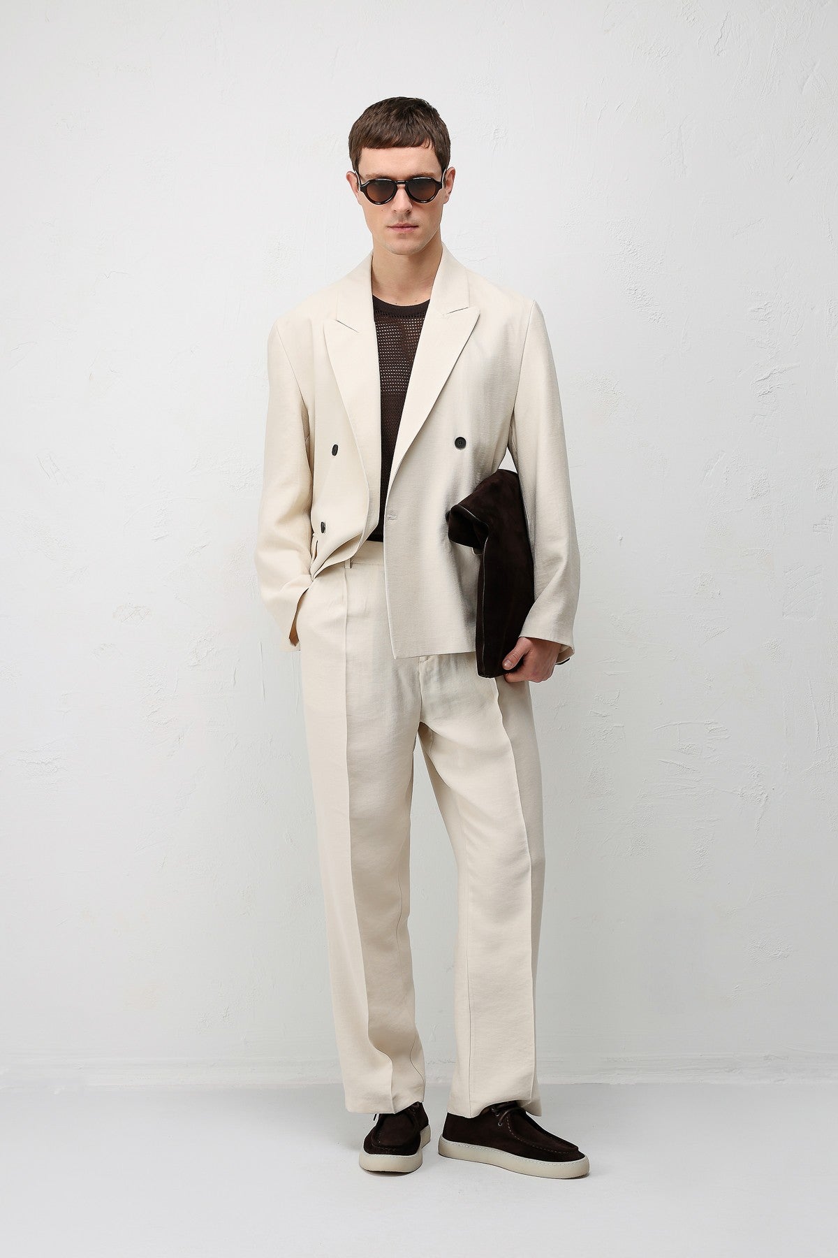 Modal Karışımlı Relaxed Fit Erkek Blazer Ceket
