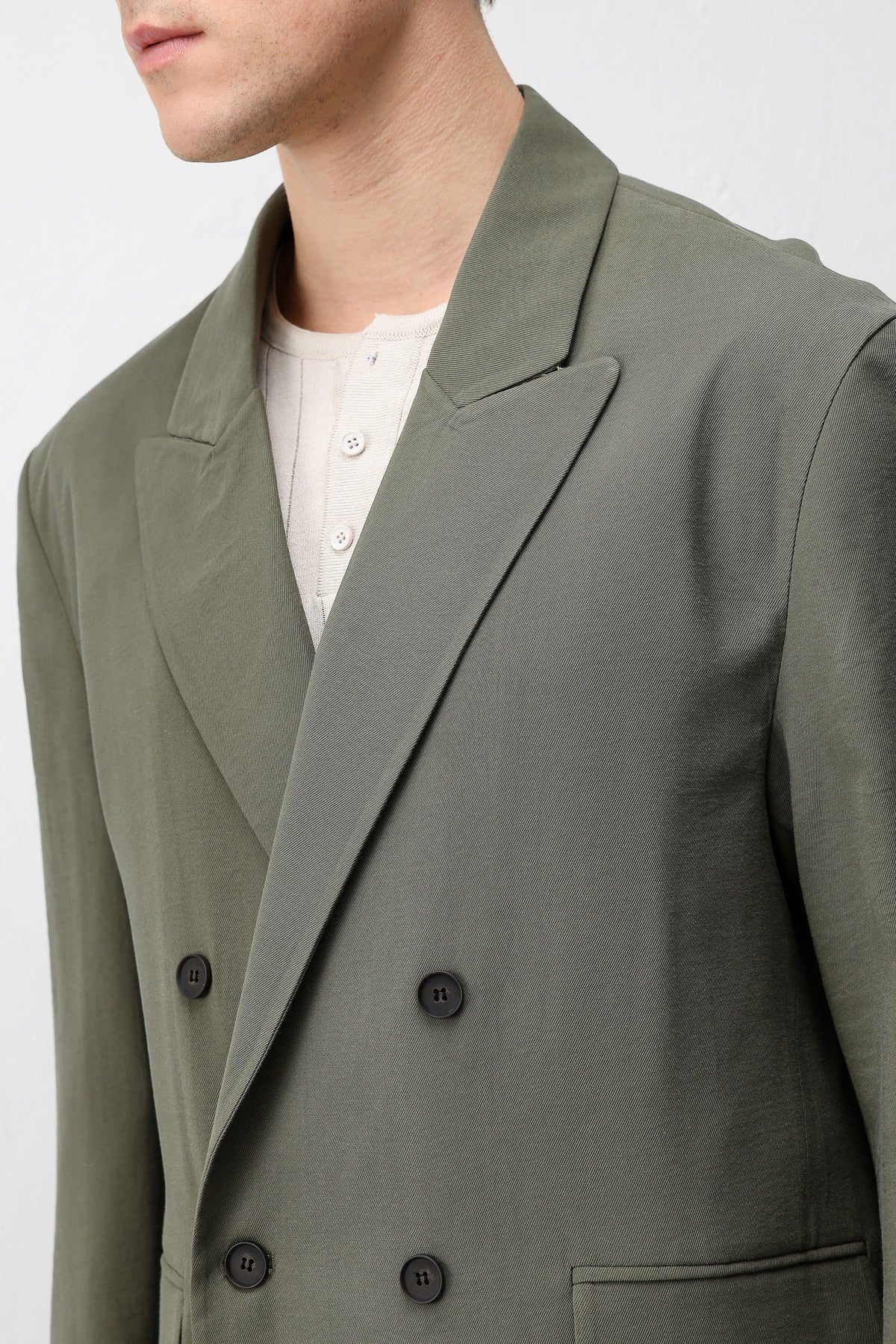 Modal Karışımlı Relaxed Fit Erkek Blazer Ceket