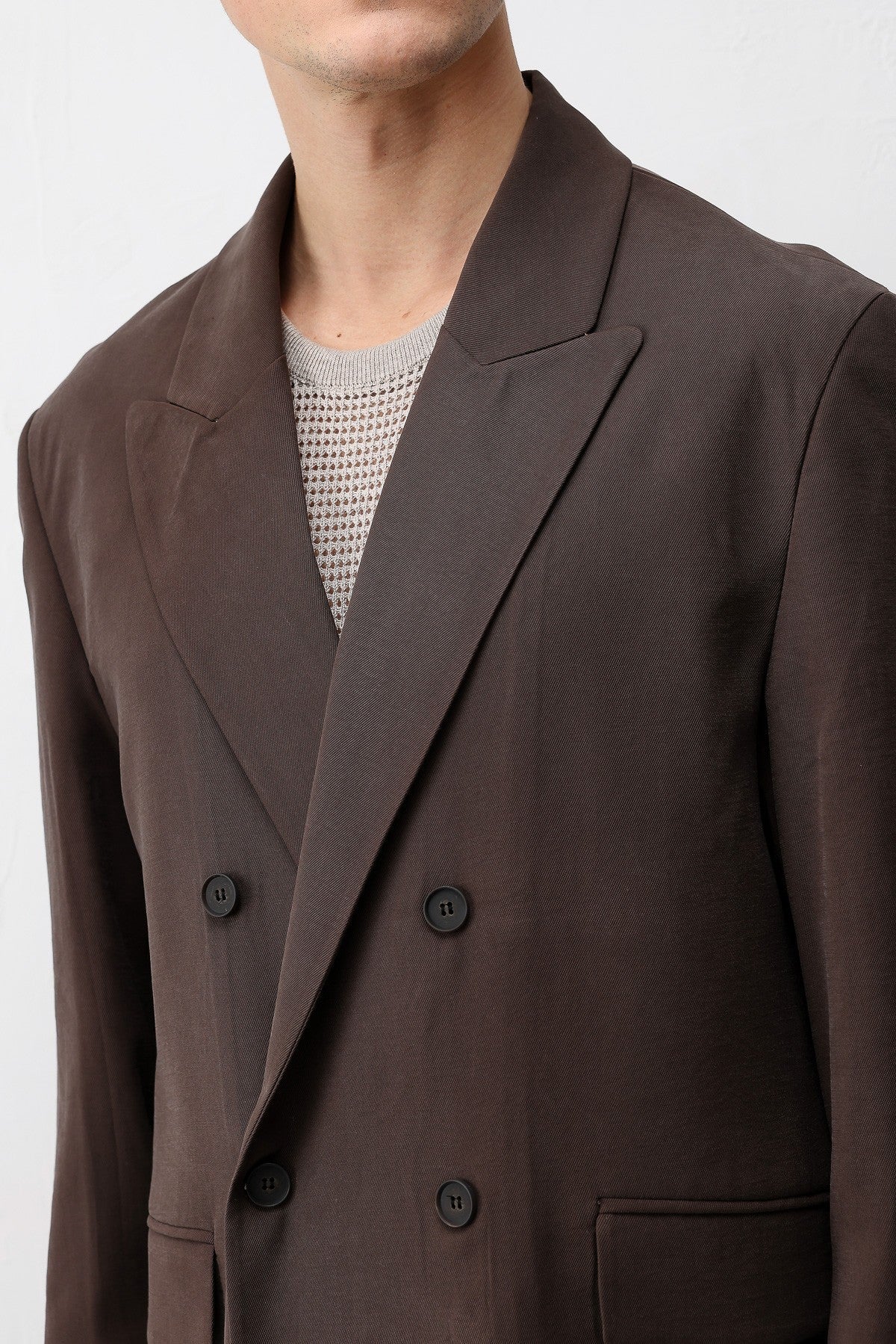Modal Karışımlı Relaxed Fit Erkek Blazer Ceket