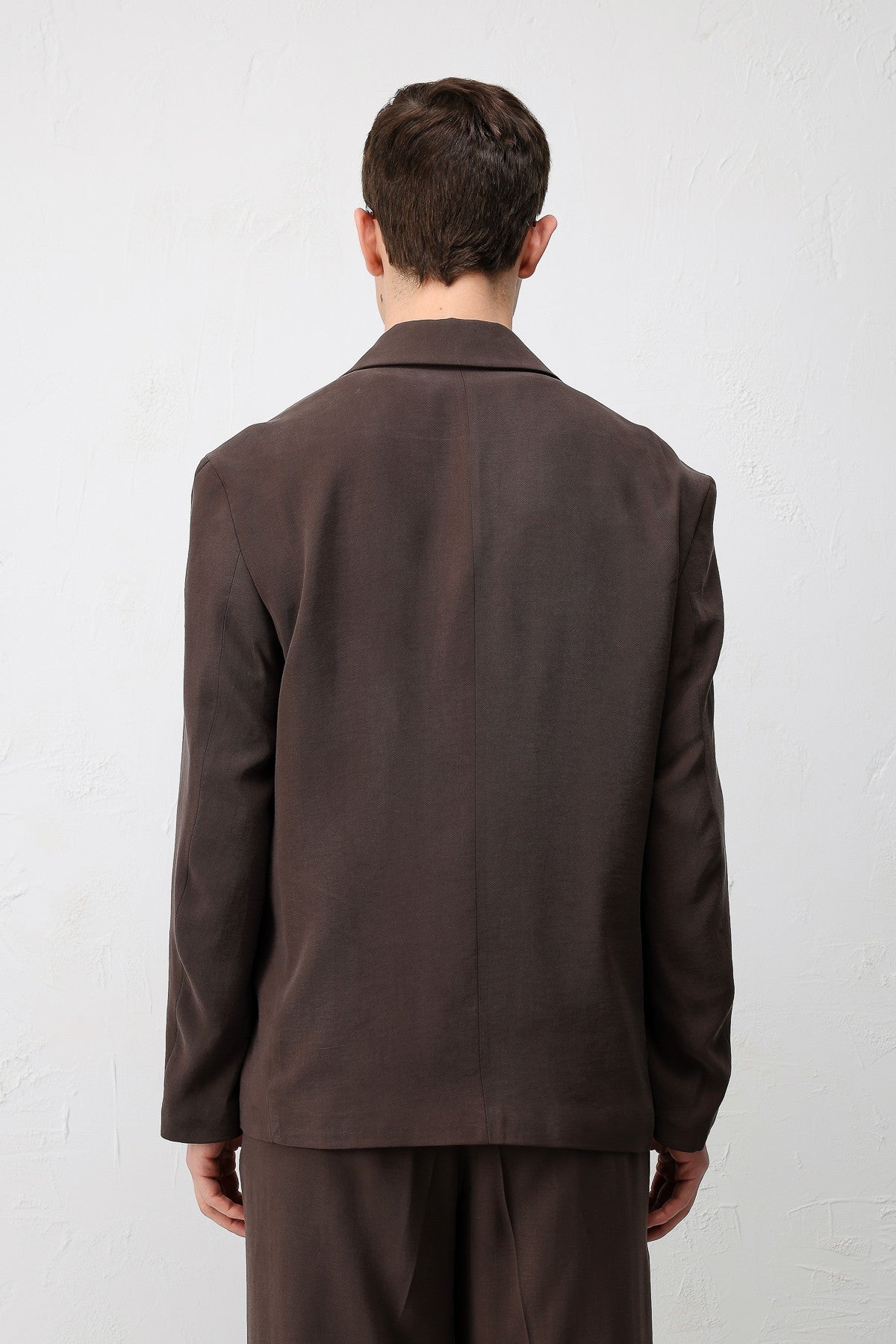 Modal Karışımlı Relaxed Fit Erkek Blazer Ceket