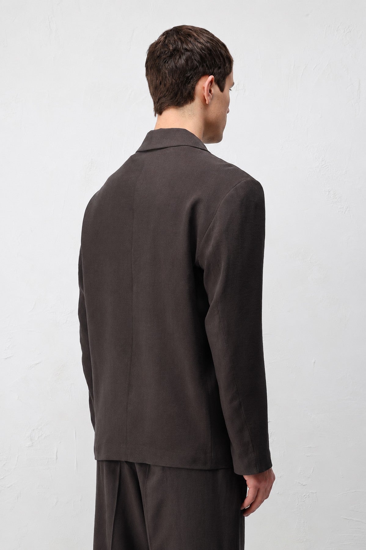 Modal Karışımlı Relaxed Fit Erkek Blazer Ceket