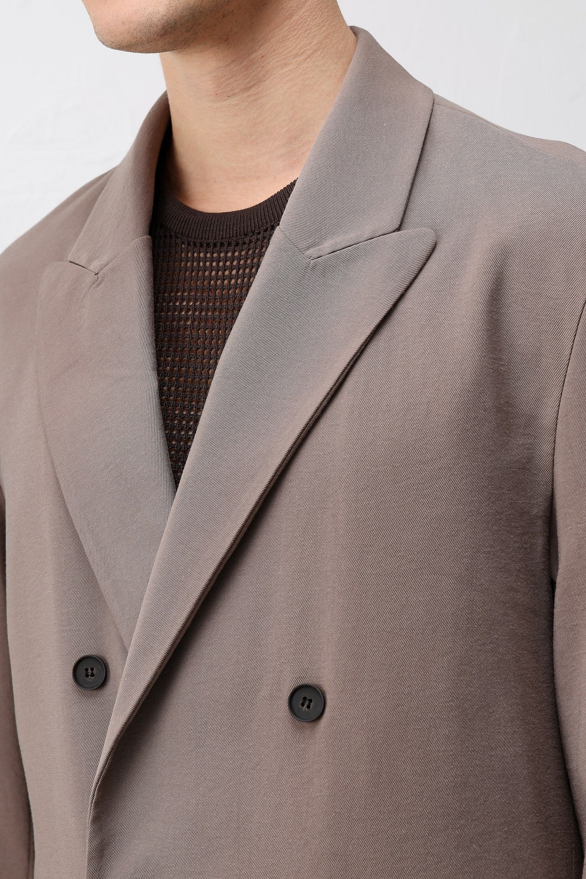 Modal Karışımlı Relaxed Fit Erkek Blazer Ceket