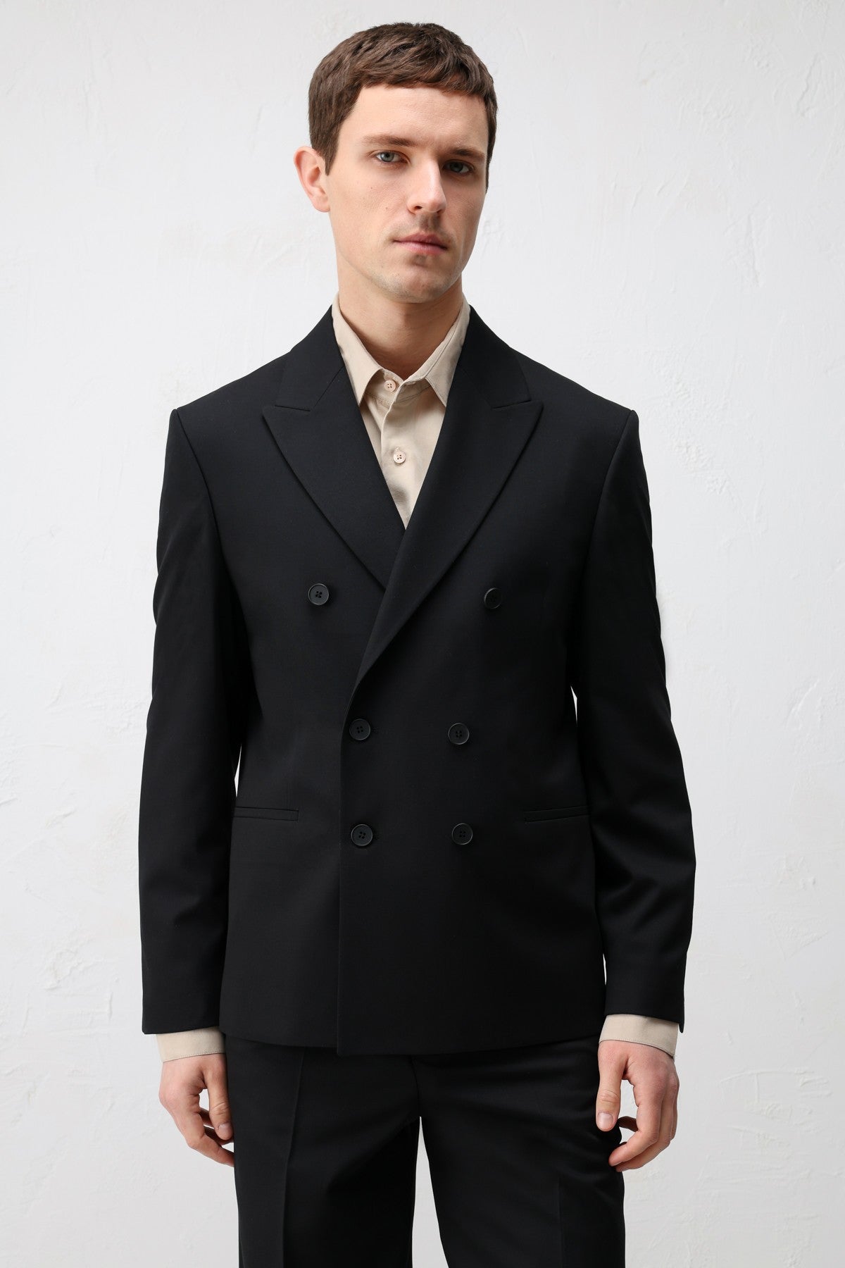 Antioch Kruvaze Relaxed Fit Erkek Blazer Ceket