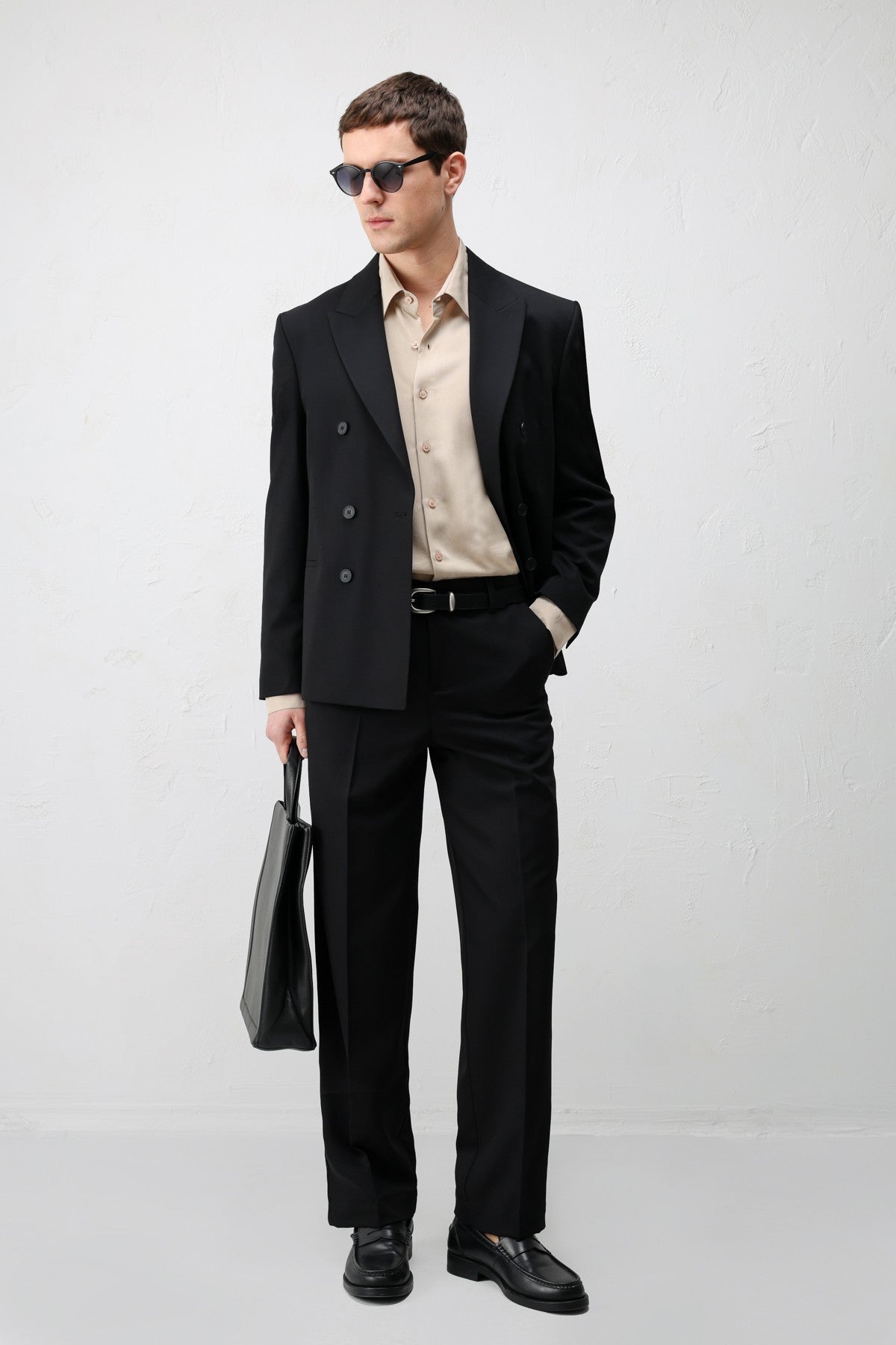 Antioch Kruvaze Relaxed Fit Erkek Blazer Ceket