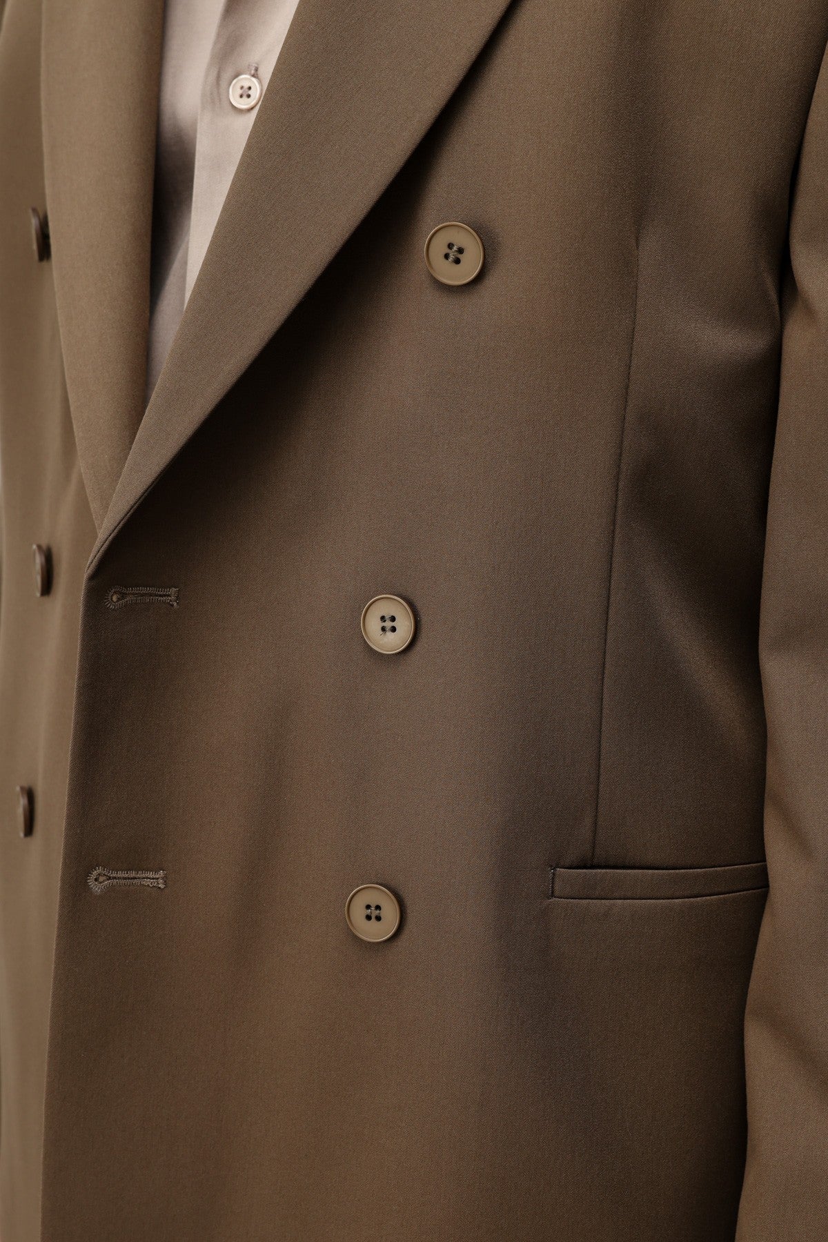Kruvaze Relaxed Fit Erkek Blazer Ceket