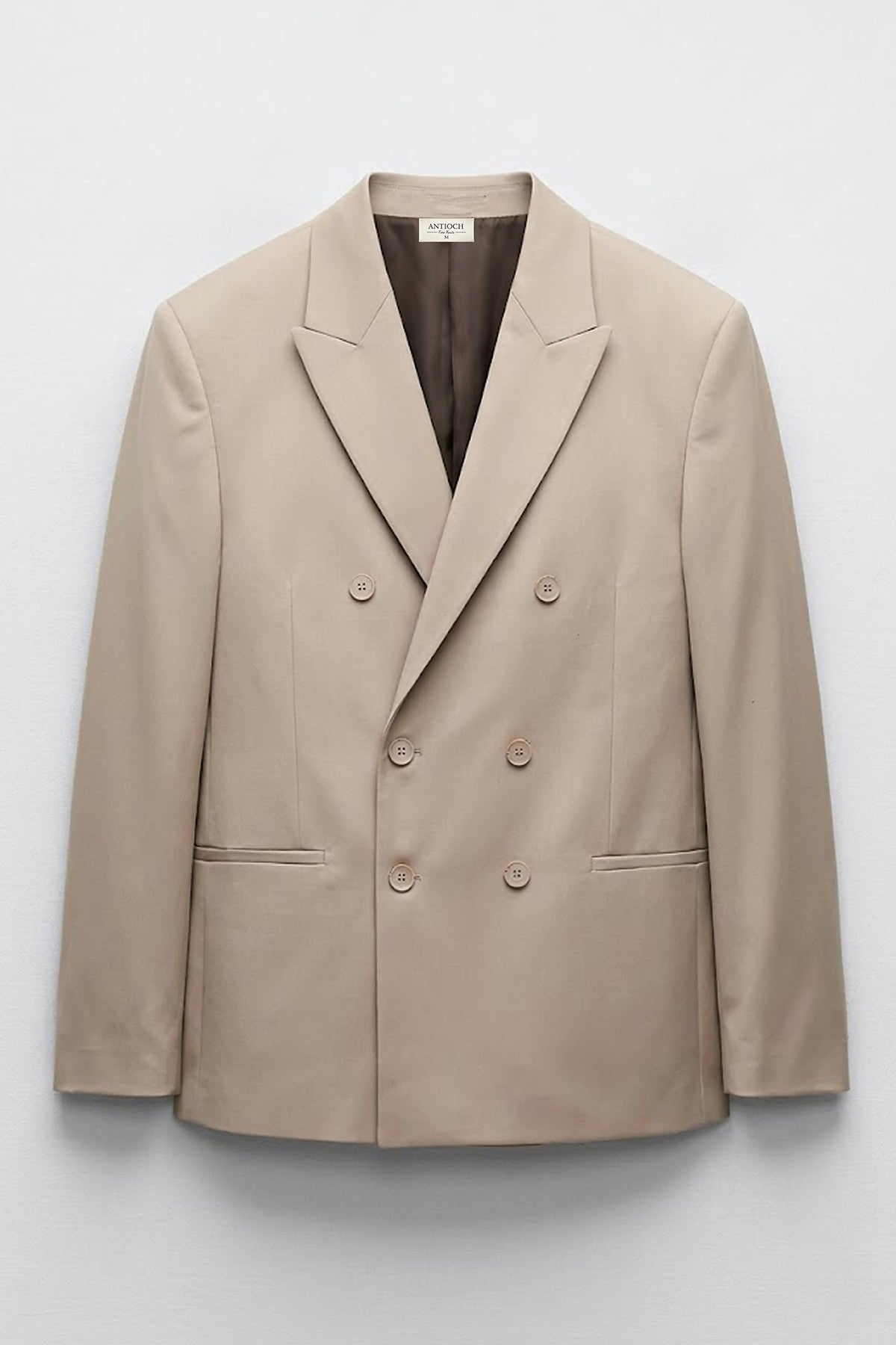 Antioch Kruvaze Relaxed Fit Erkek Blazer Ceket