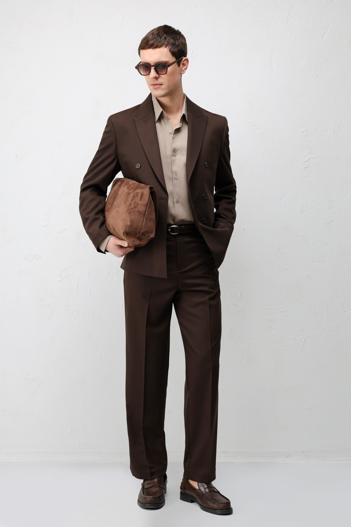 Antioch Kruvaze Relaxed Fit Erkek Blazer Ceket