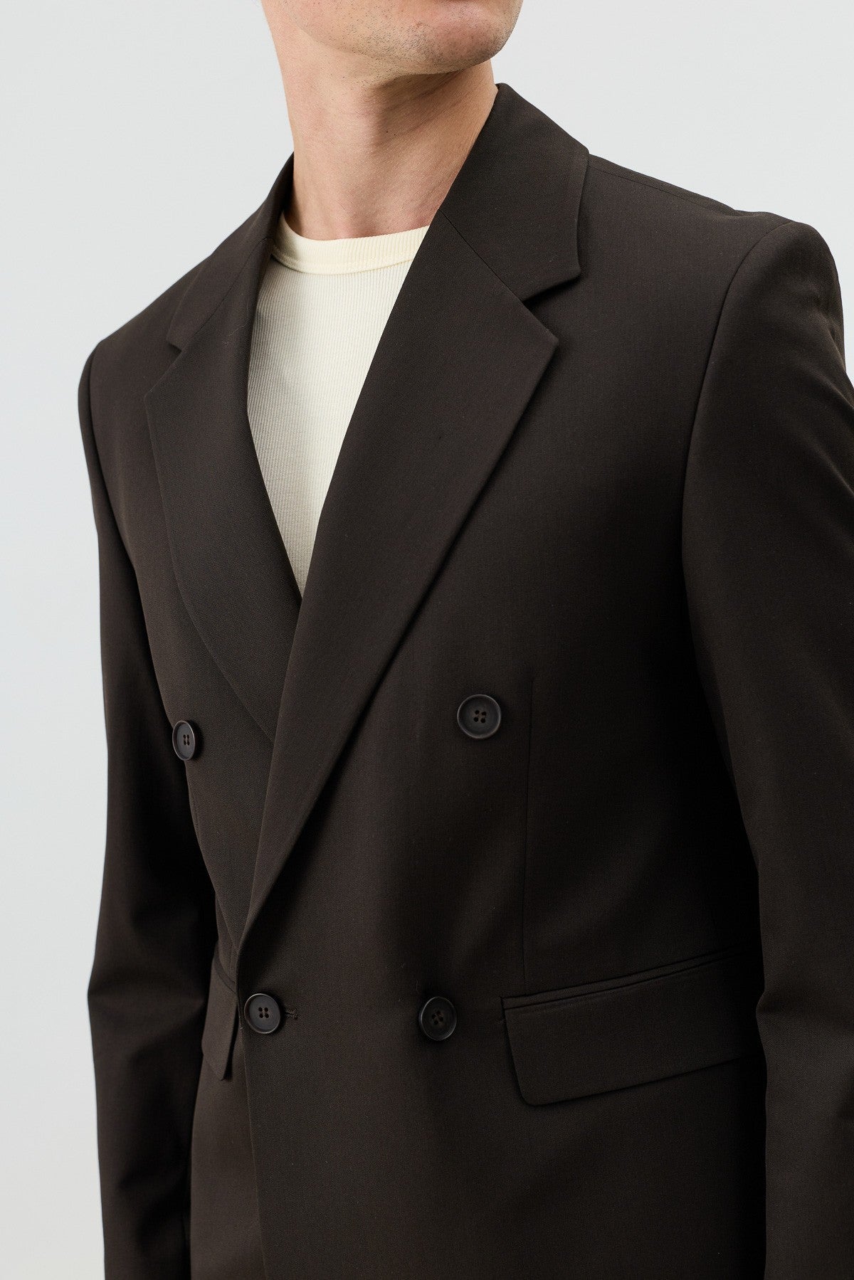 Antioch Relaxed Kruvaze Erkek Blazer Ceket