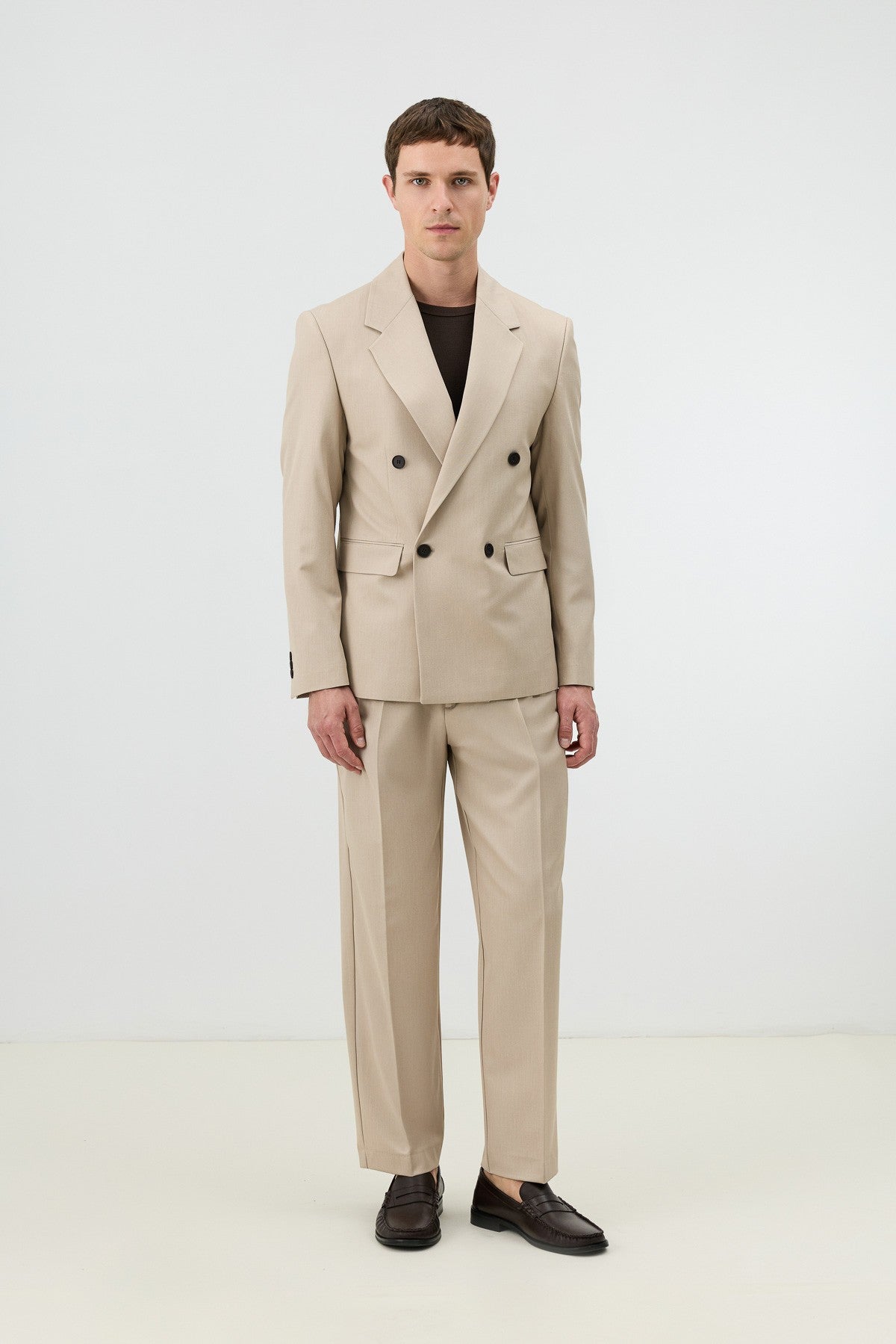 Antioch Relaxed Kruvaze Erkek Blazer Ceket