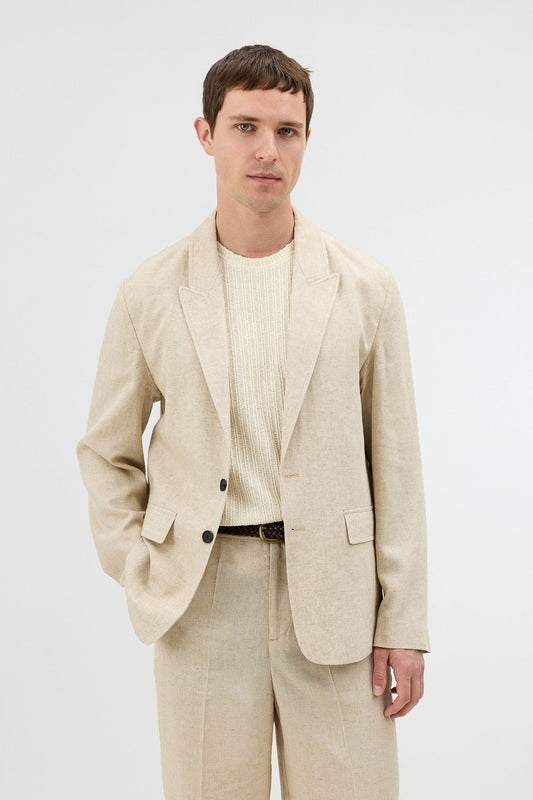 Antioch Keten Karışımlı Erkek Blazer Ceket