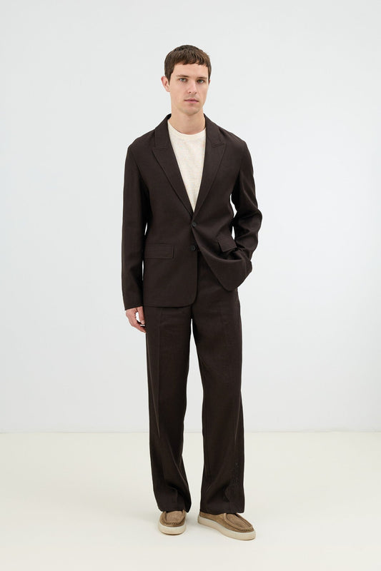 Antioch Keten Karışımlı Erkek Blazer Ceket
