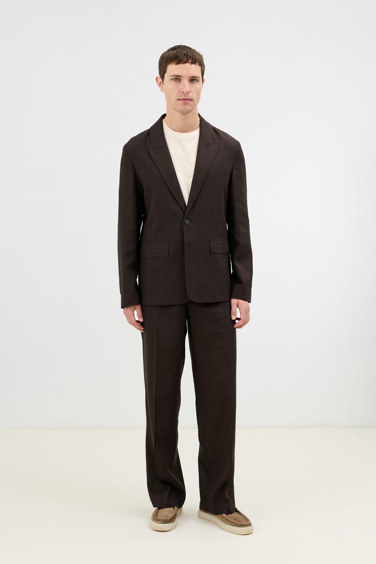 Antioch Keten Karışımlı Erkek Blazer Ceket
