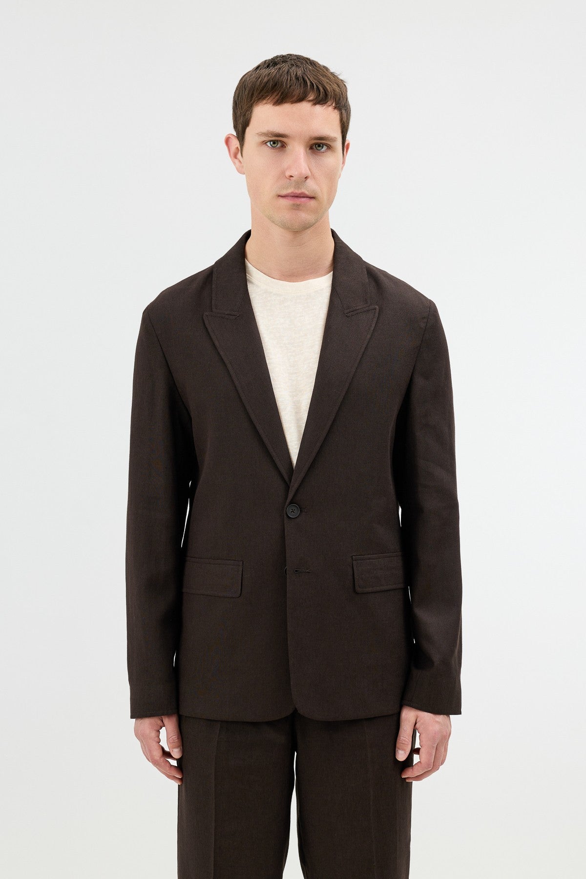 Antioch Keten Karışımlı Erkek Blazer Ceket