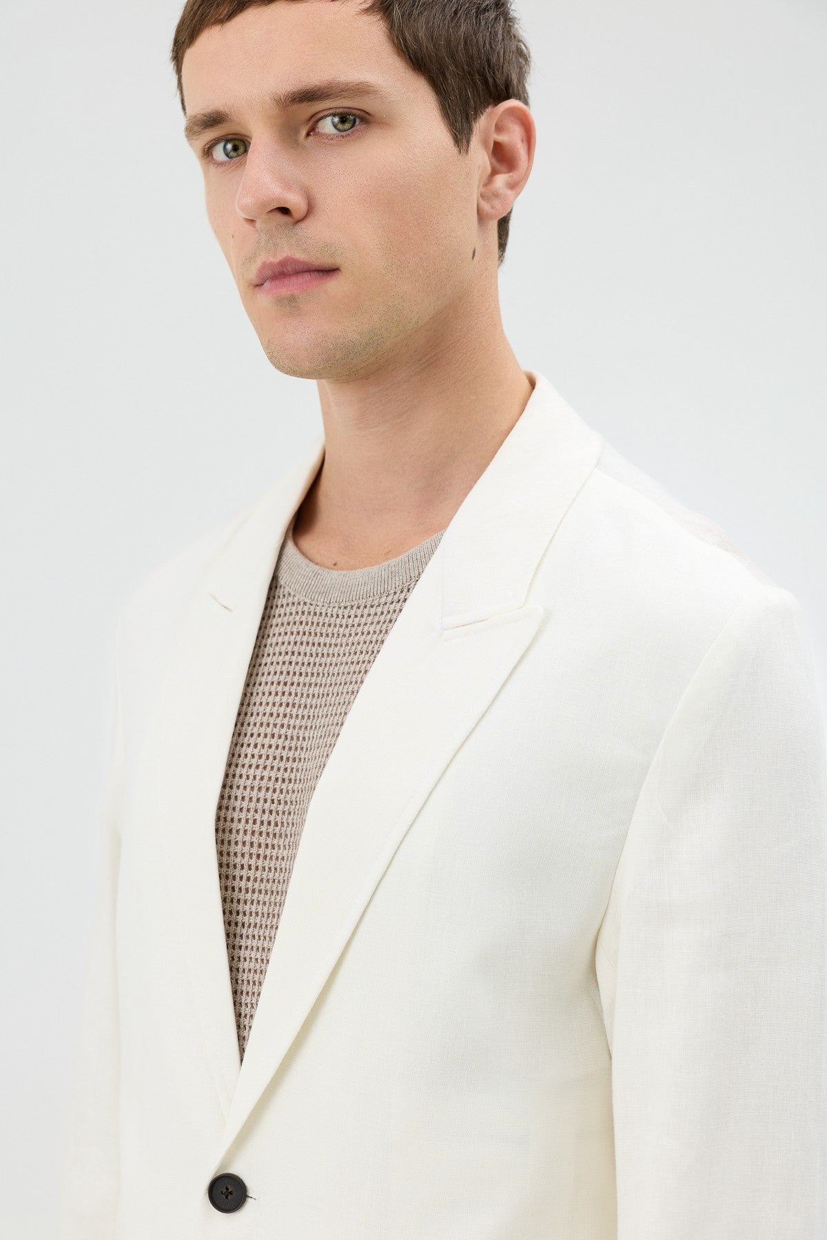 Antioch Keten Karışımlı Erkek Blazer Ceket