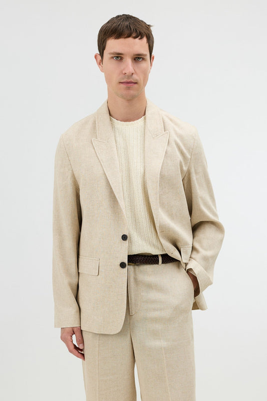 Antioch Keten Karışımlı Erkek Blazer Ceket