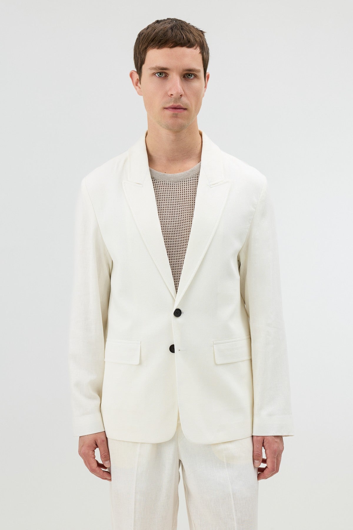 Antioch Keten Karışımlı Erkek Blazer Ceket