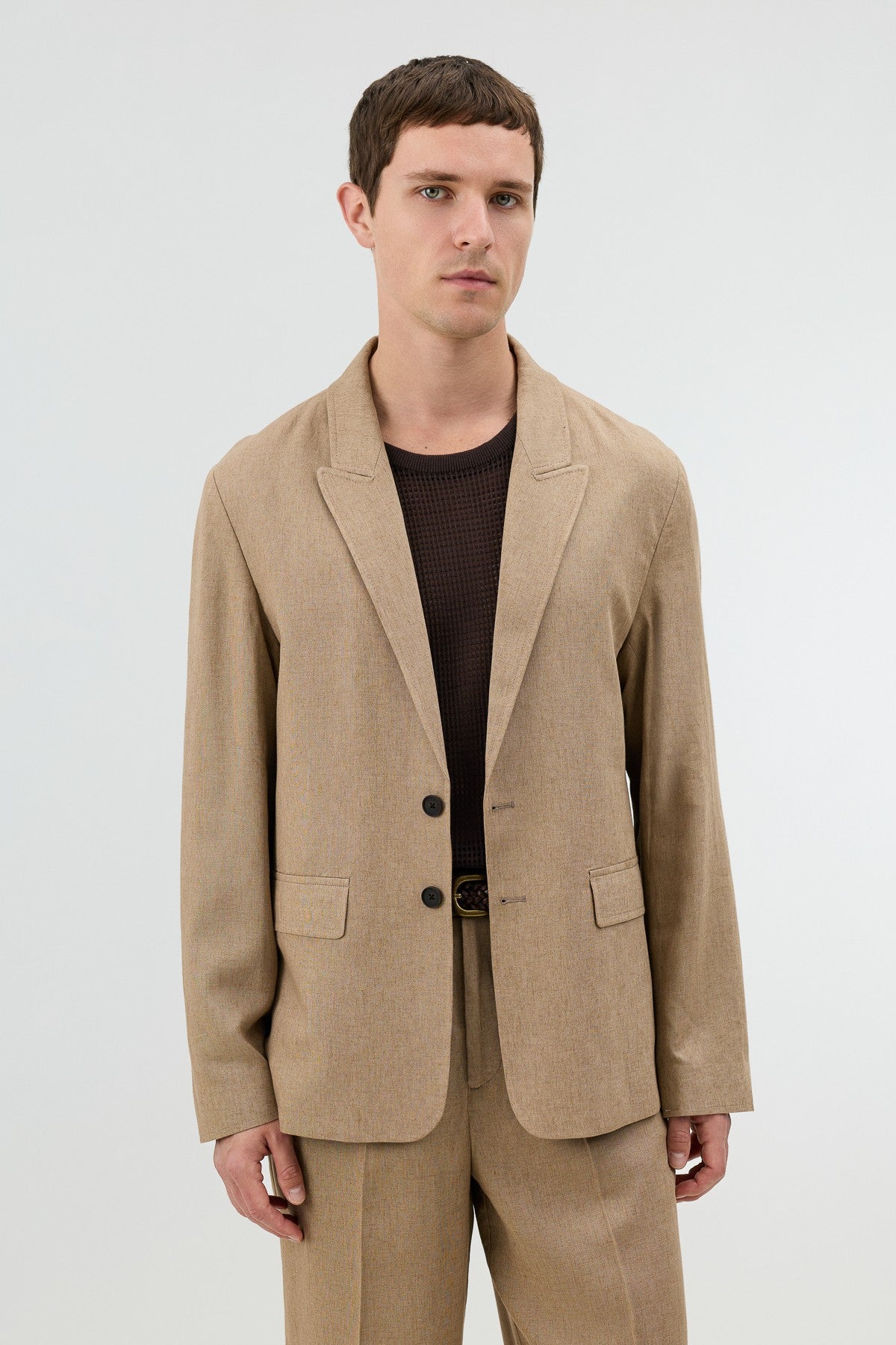 Antioch Keten Karışımlı Erkek Blazer Ceket