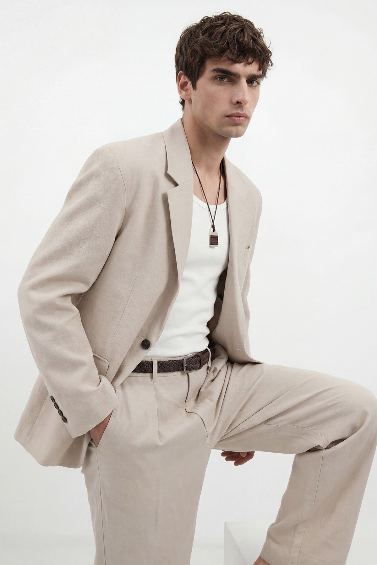 Antioch Modal Karışımlı Relaxed Blazer Ceket
