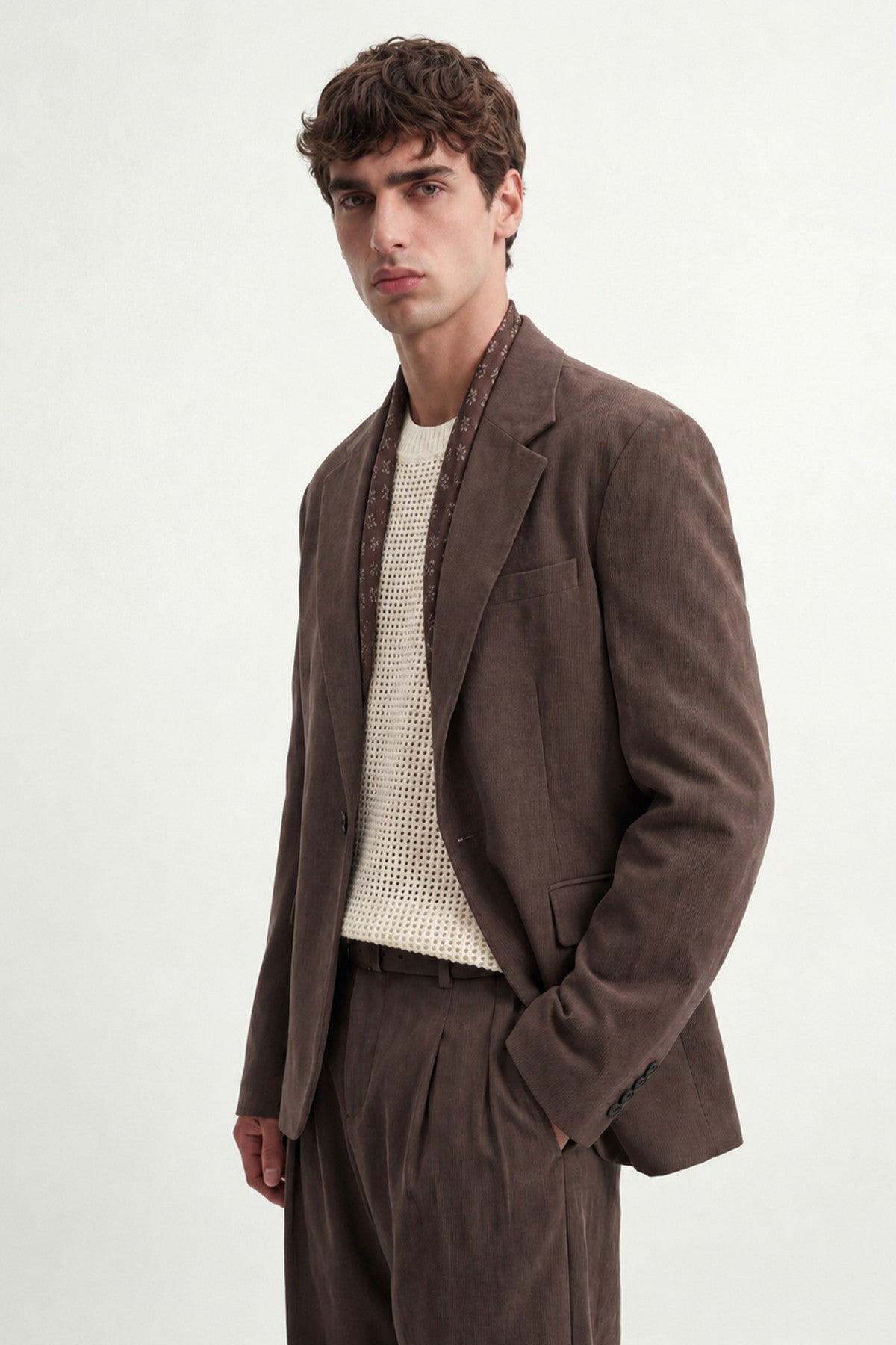 Modal Karışımlı Relaxed Blazer Ceket