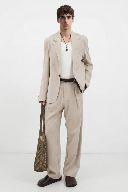 Antioch Modal Karışımlı Relaxed Blazer Ceket
