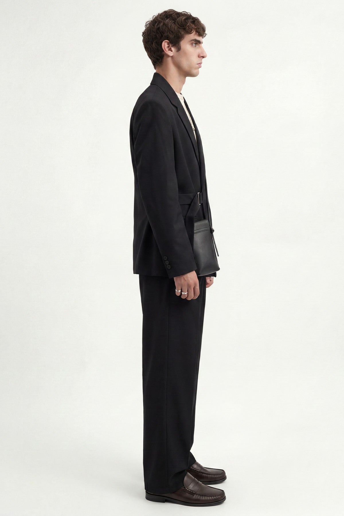 Relax Fit Kuşaklı Blazer Ceket