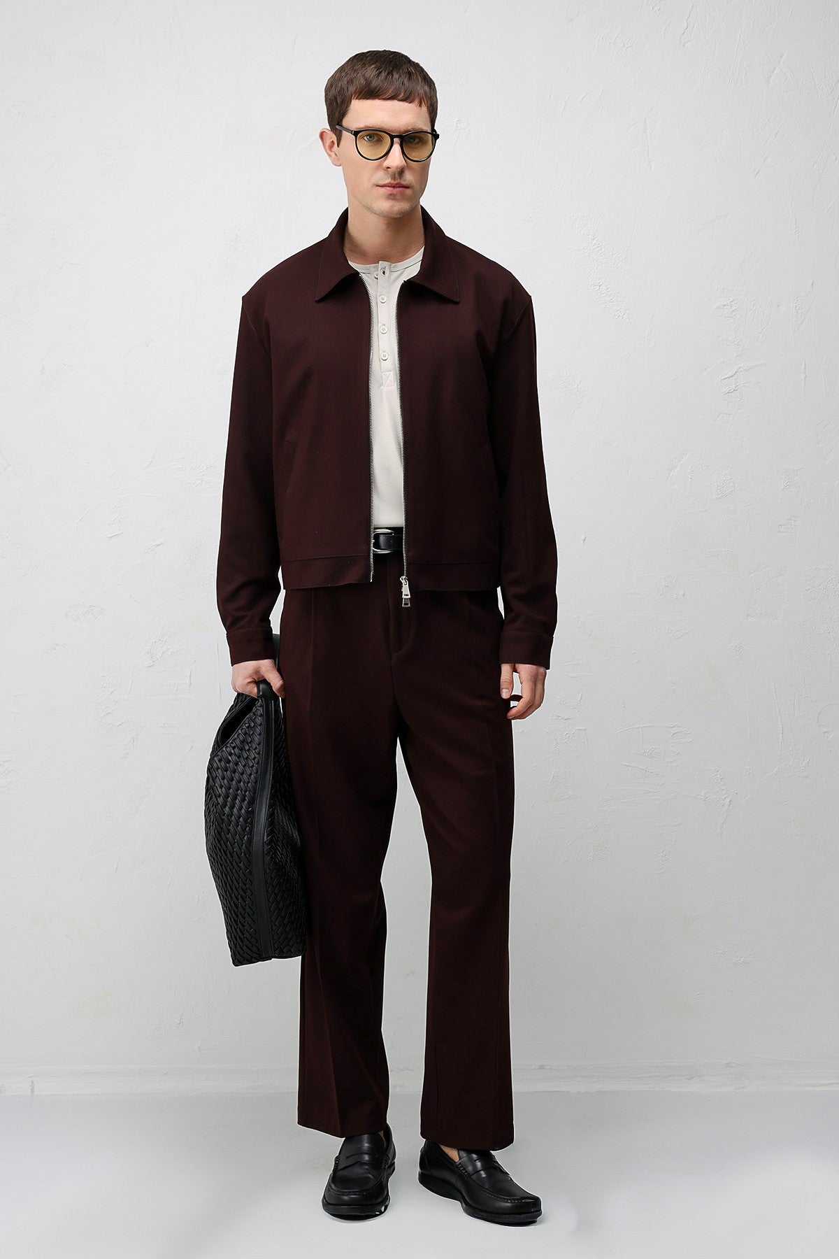 Antioch Relaxed Fit Fermuarlı Erkek Mont