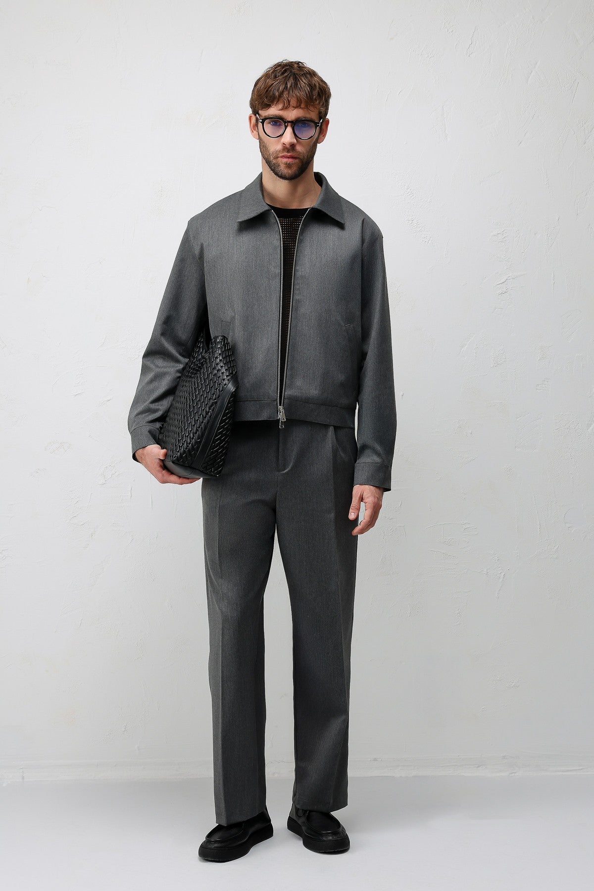 Antioch Relaxed Fit Fermuarlı Erkek Mont