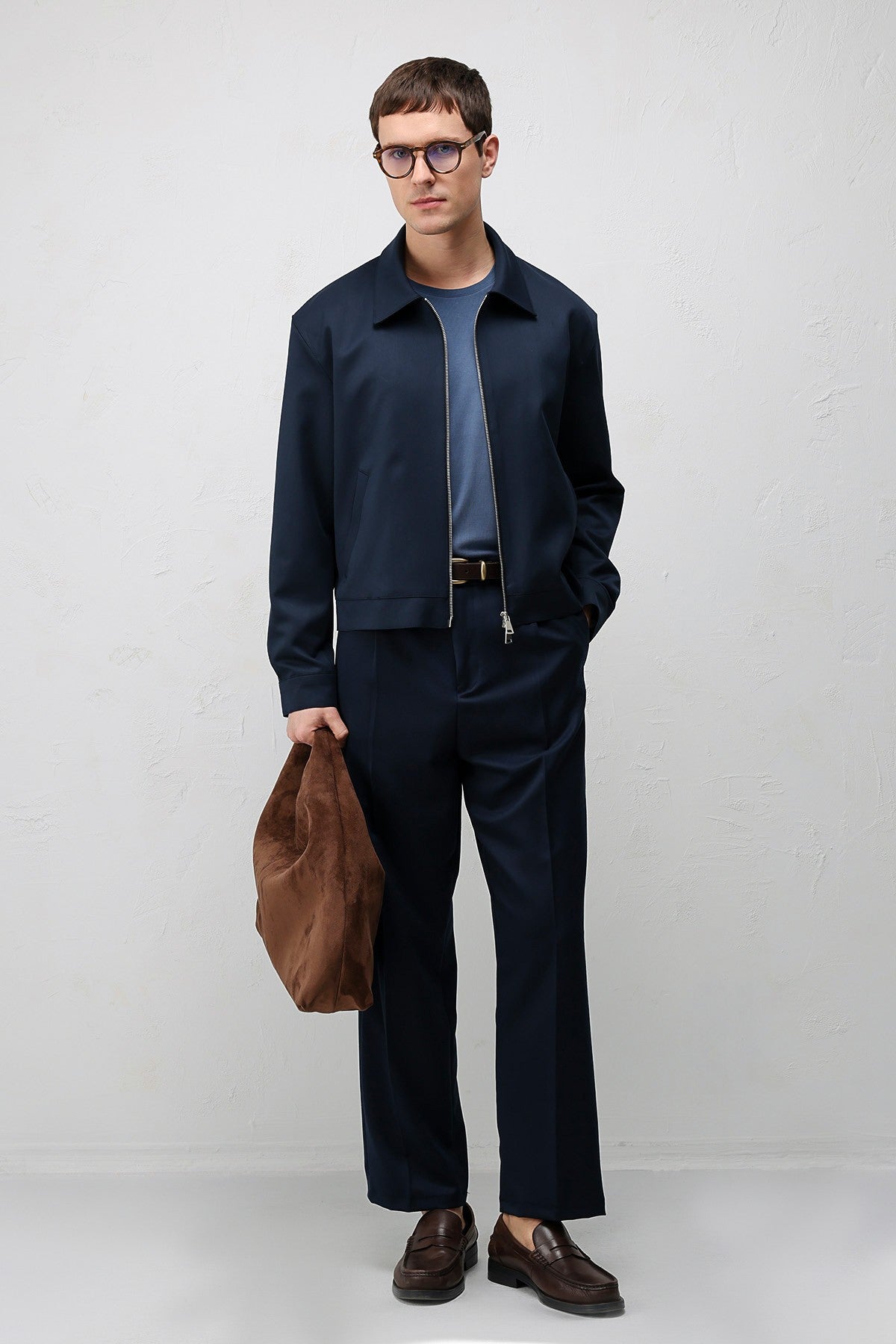 Antioch Relaxed Fit Fermuarlı Erkek Mont