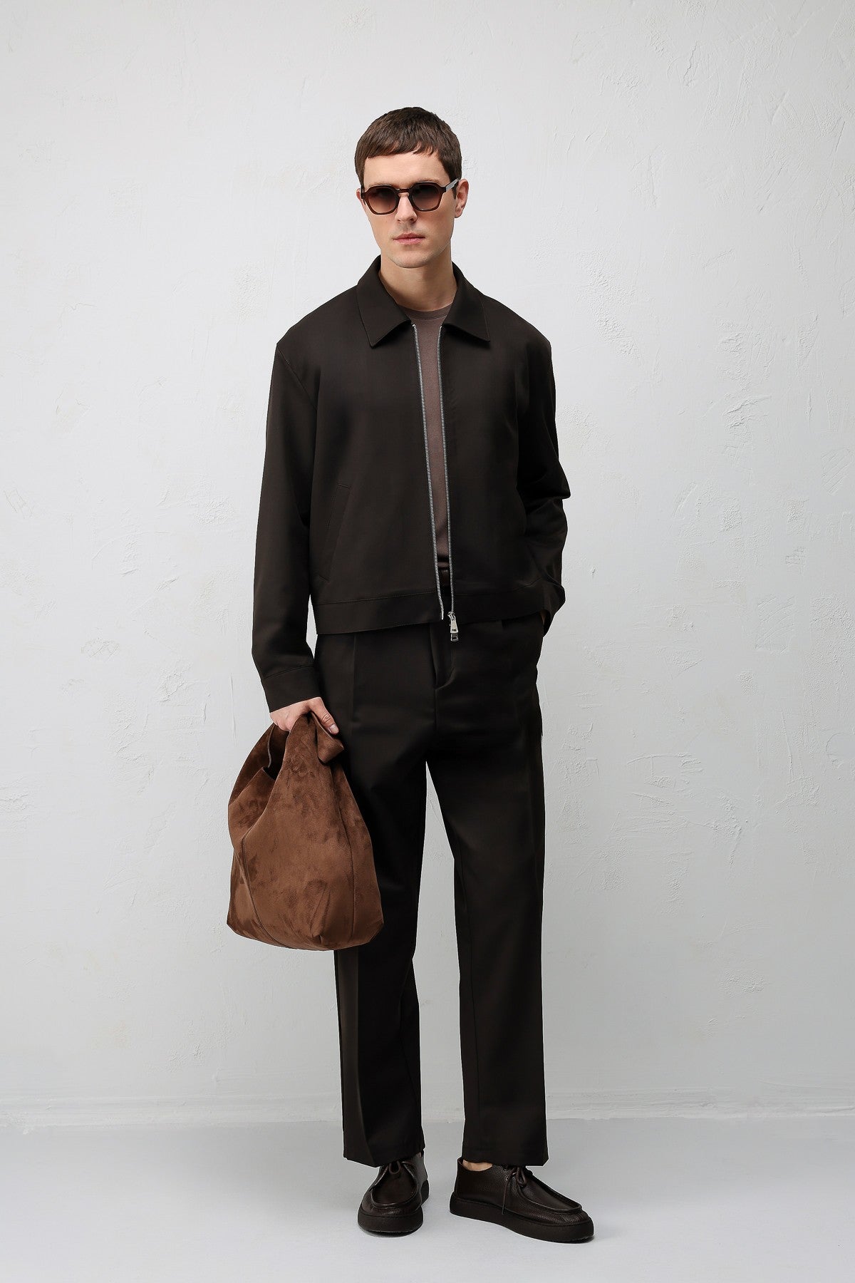 Antioch Relaxed Fit Fermuarlı Erkek Mont