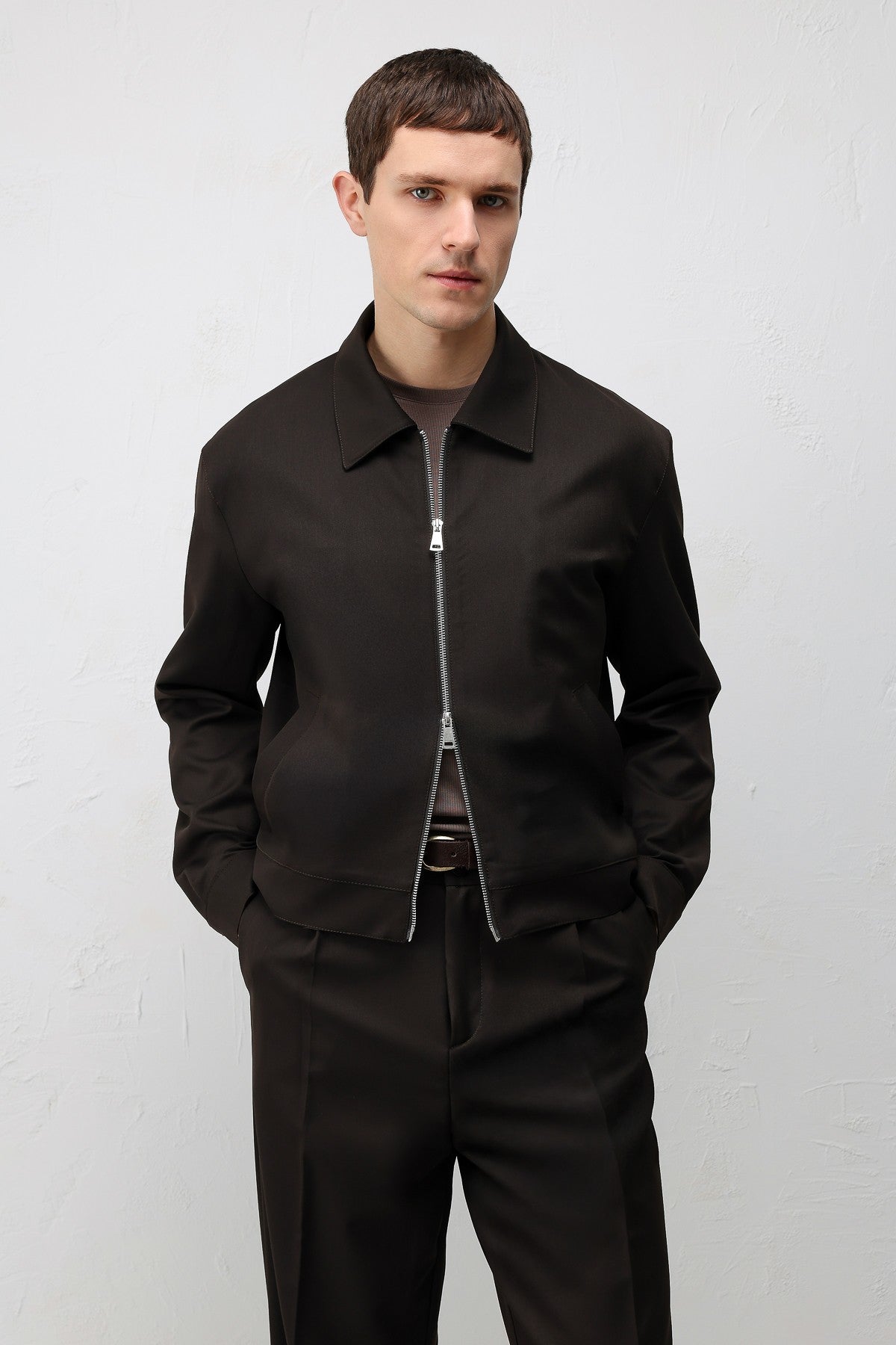 Antioch Relaxed Fit Fermuarlı Erkek Mont