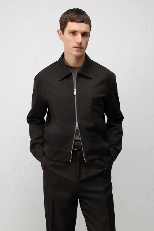 Antioch Relaxed Fit Fermuarlı Erkek Mont