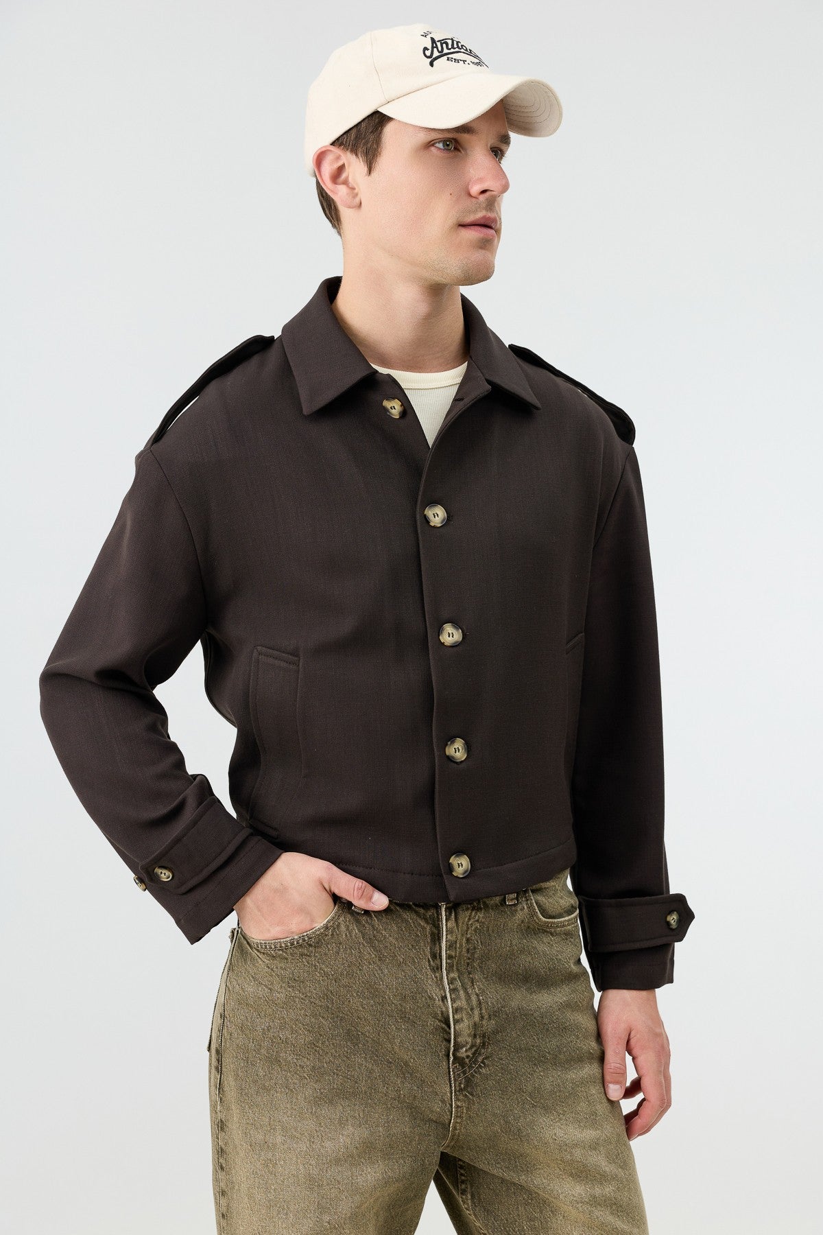 Antioch Boxy Fit Erkek Mont