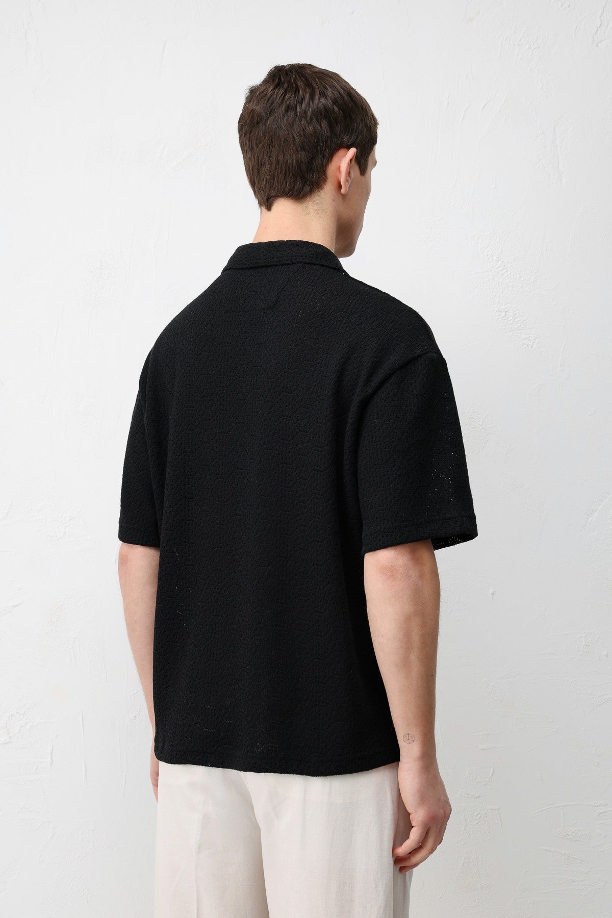 Antioch Örgü Dokulu Erkek T-Shirt