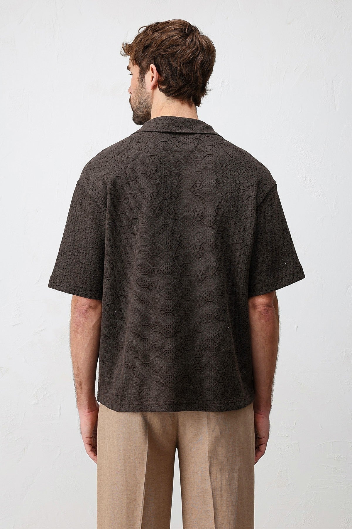 Antioch Örgü Dokulu Erkek T-Shirt