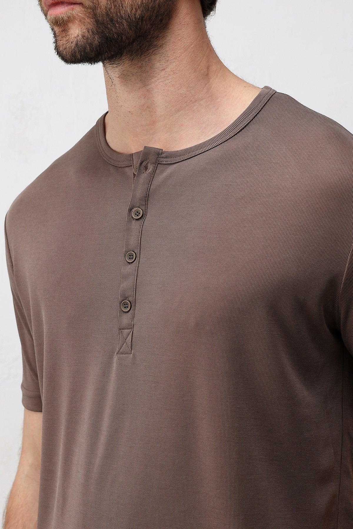 Antioch Düğmeli Yaka Erkek T-Shirt
