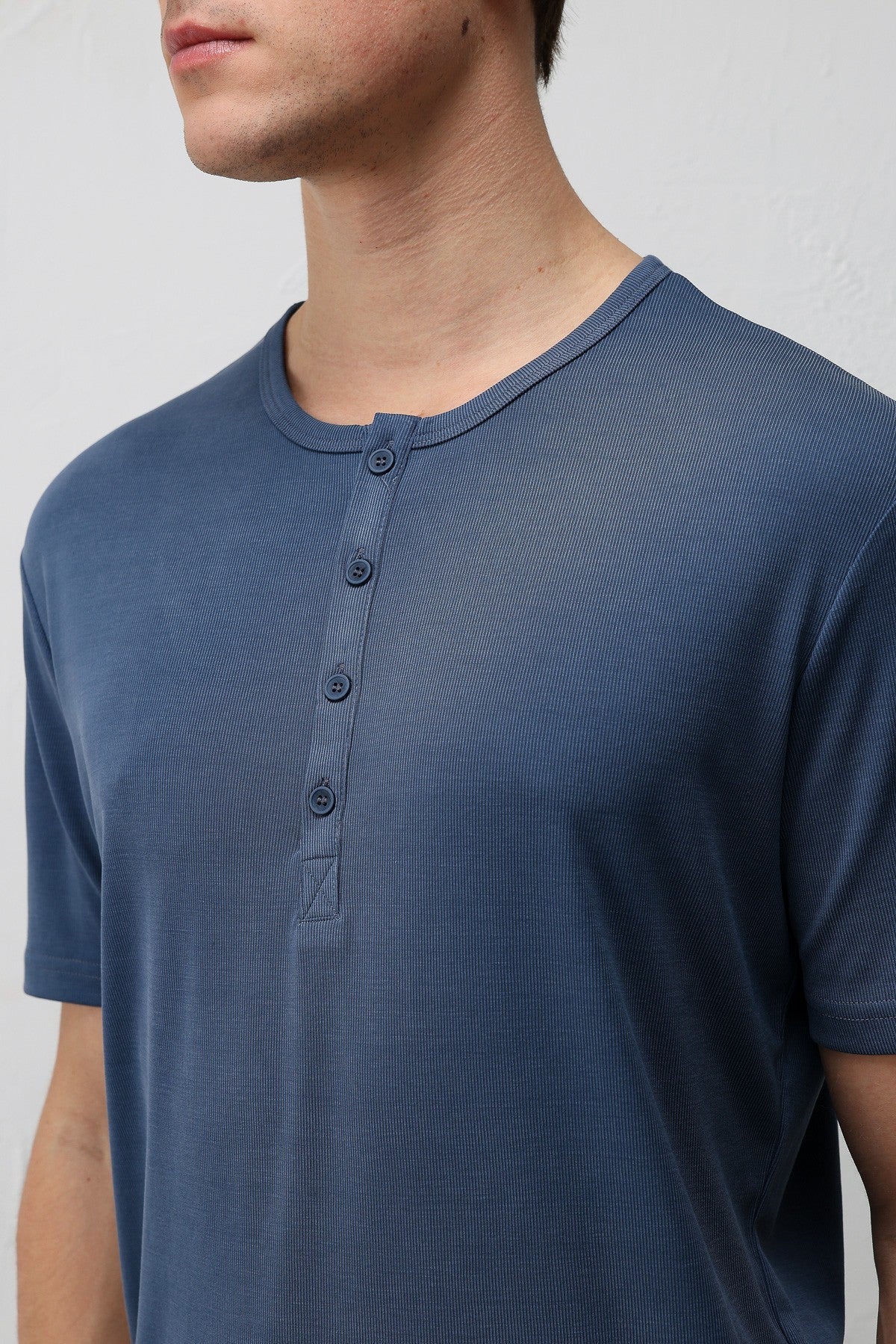 Antioch Düğmeli Yaka Erkek T-Shirt