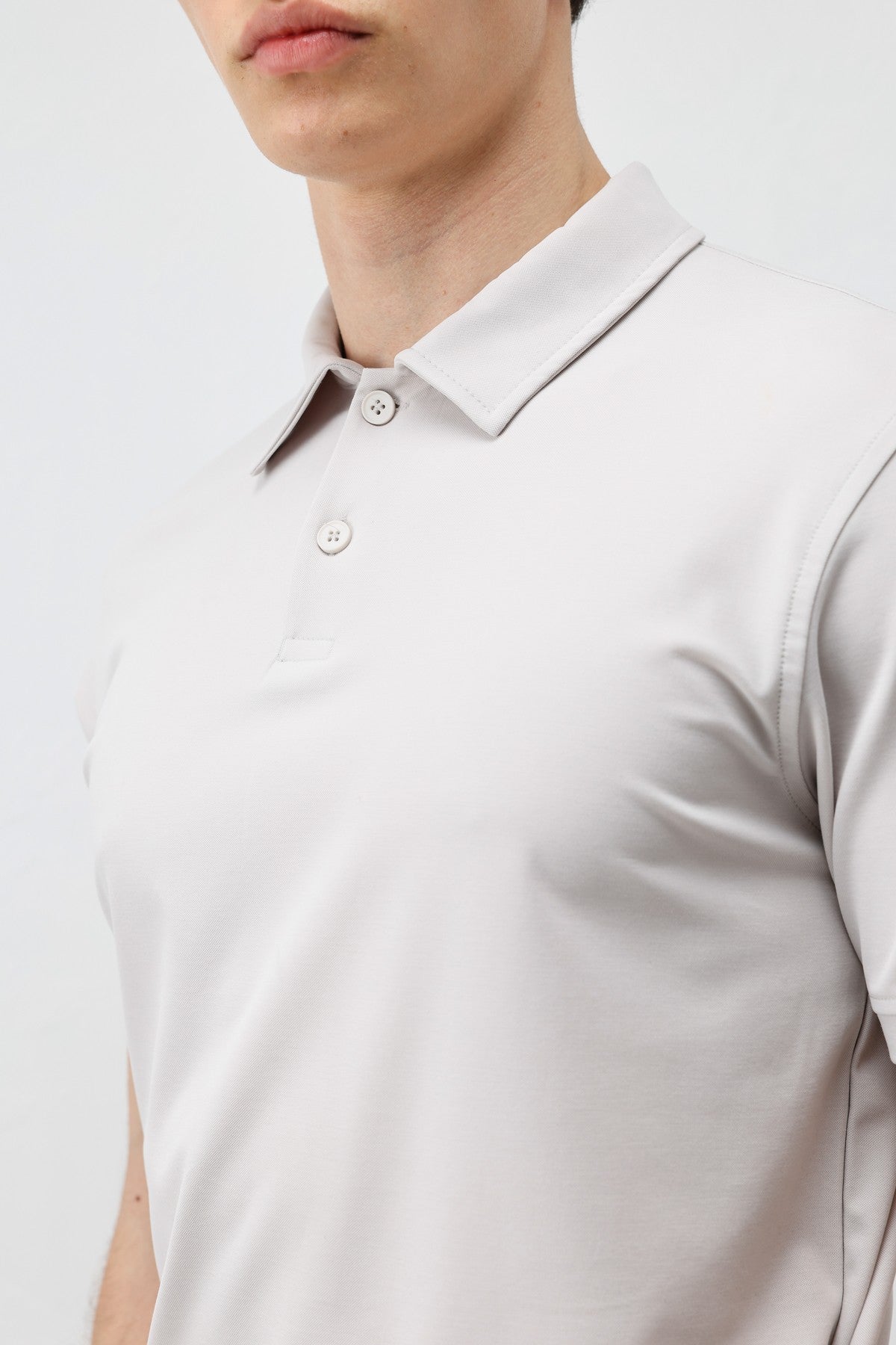 Lyocell Karışımlı Polo Yaka Erkek T-Shirt
