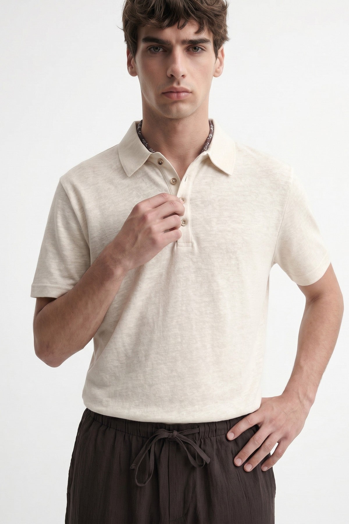 Antioch Düğmeli Polo Yaka Erkek T-Shirt
