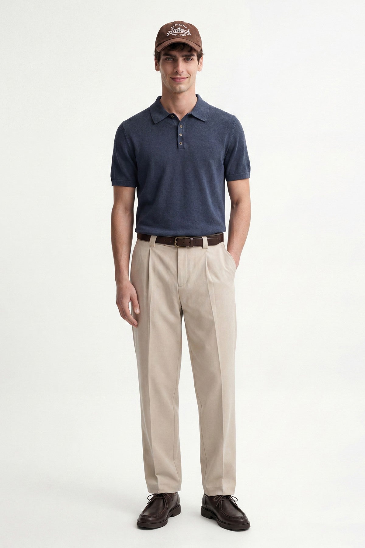 Antioch Düğmeli Polo Yaka Erkek T-Shirt
