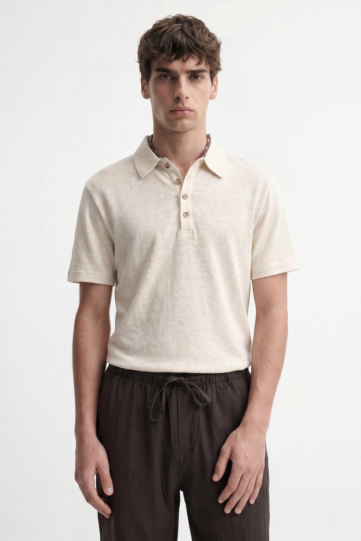 Antioch Düğmeli Polo Yaka Erkek T-Shirt