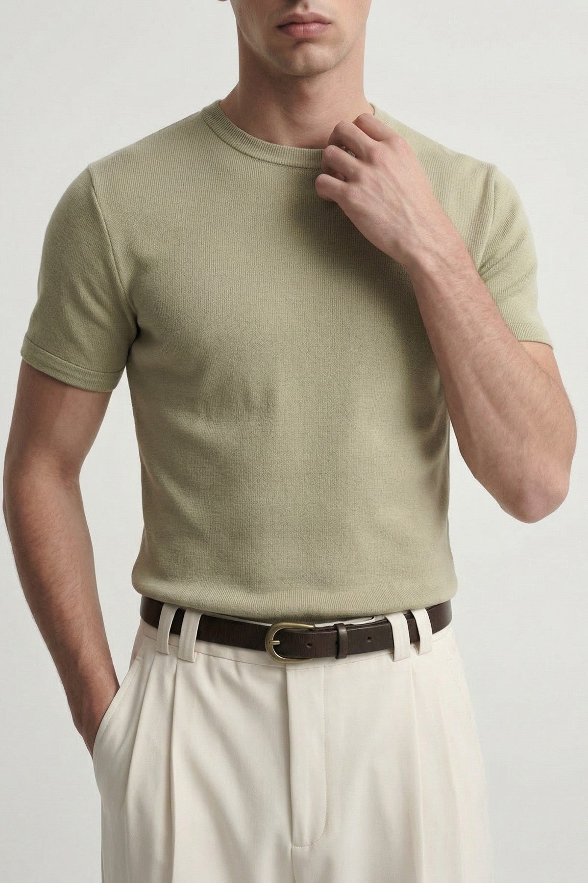 Dokulu Erkek T-Shirt