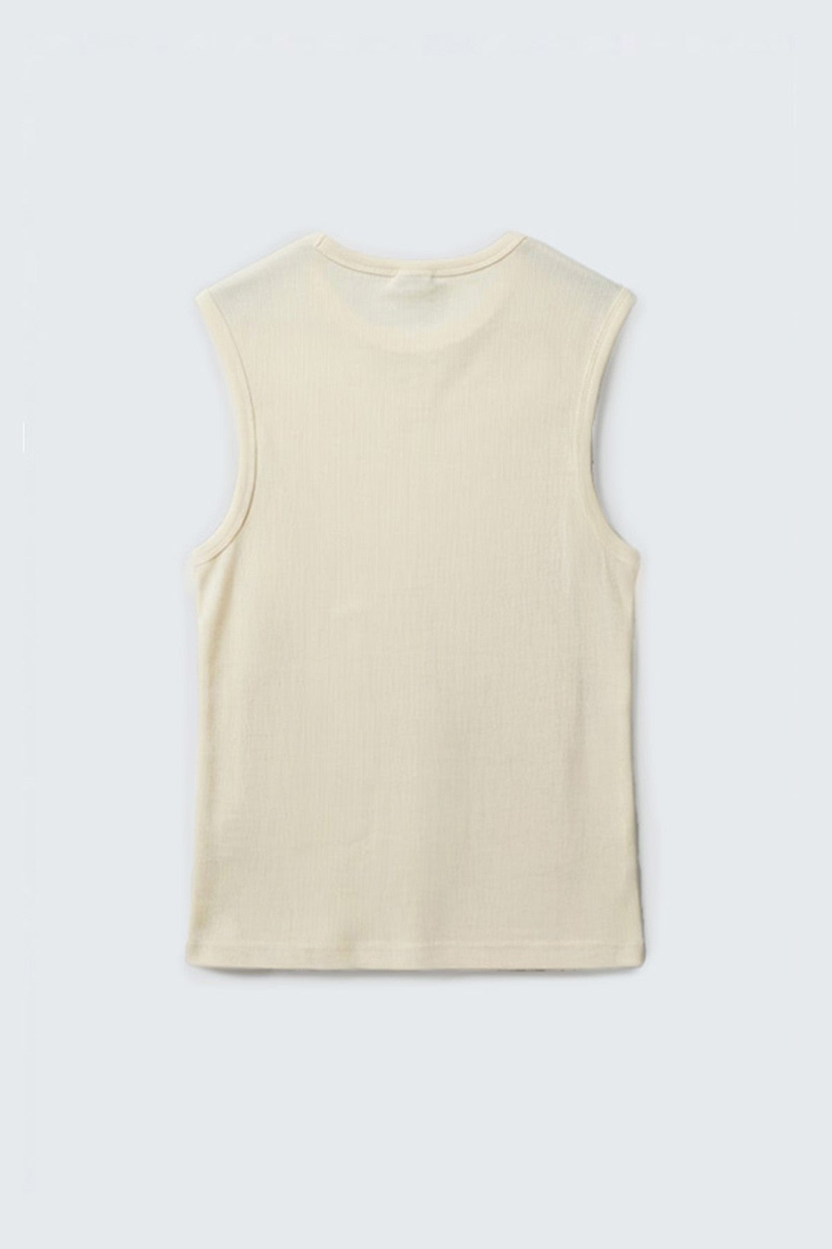 Pamuklu Kolsuz Erkek T-Shirt
