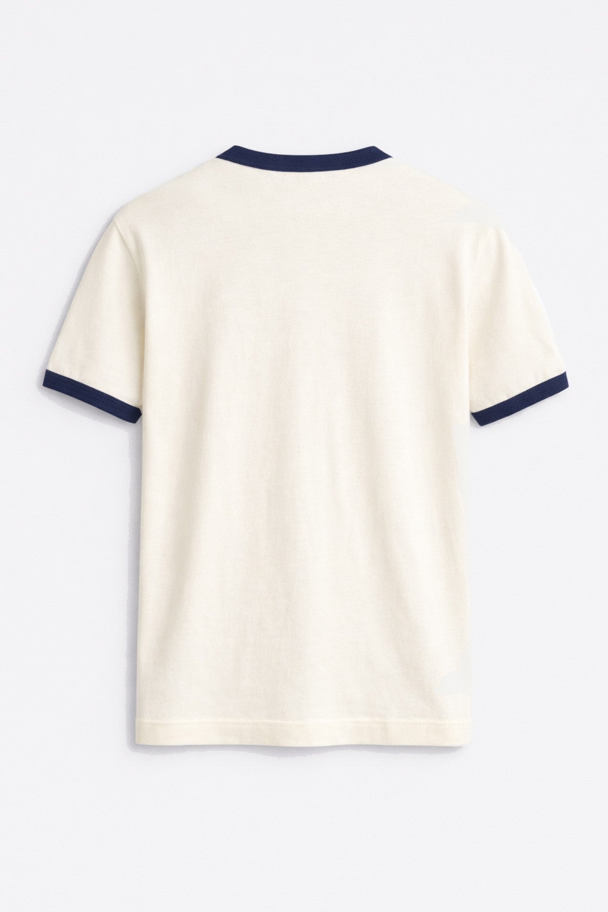 Kontrast Yaka Erkek T-Shirt