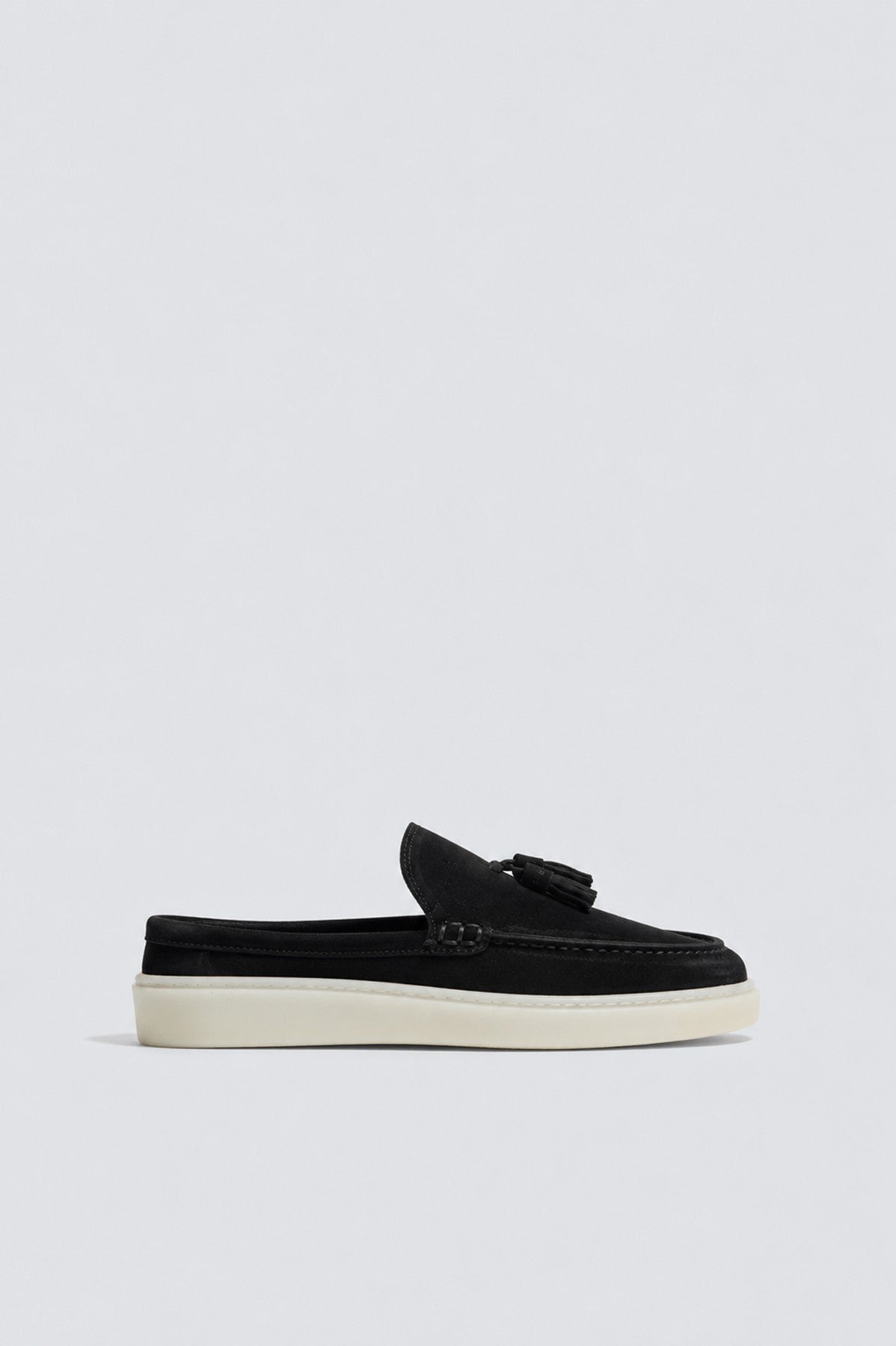 Püsküllü %100 Süet Loafer