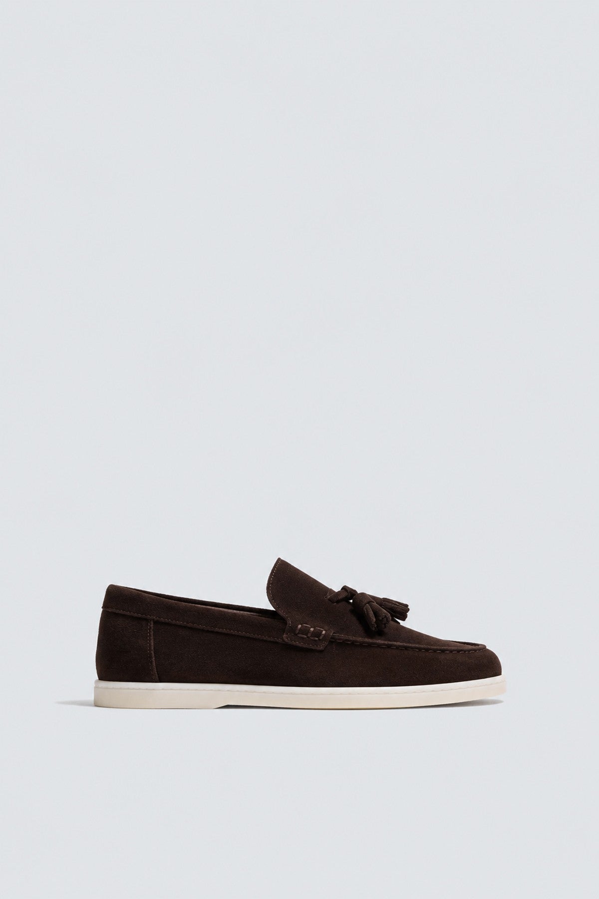 Püsküllü %100 Süet Loafer