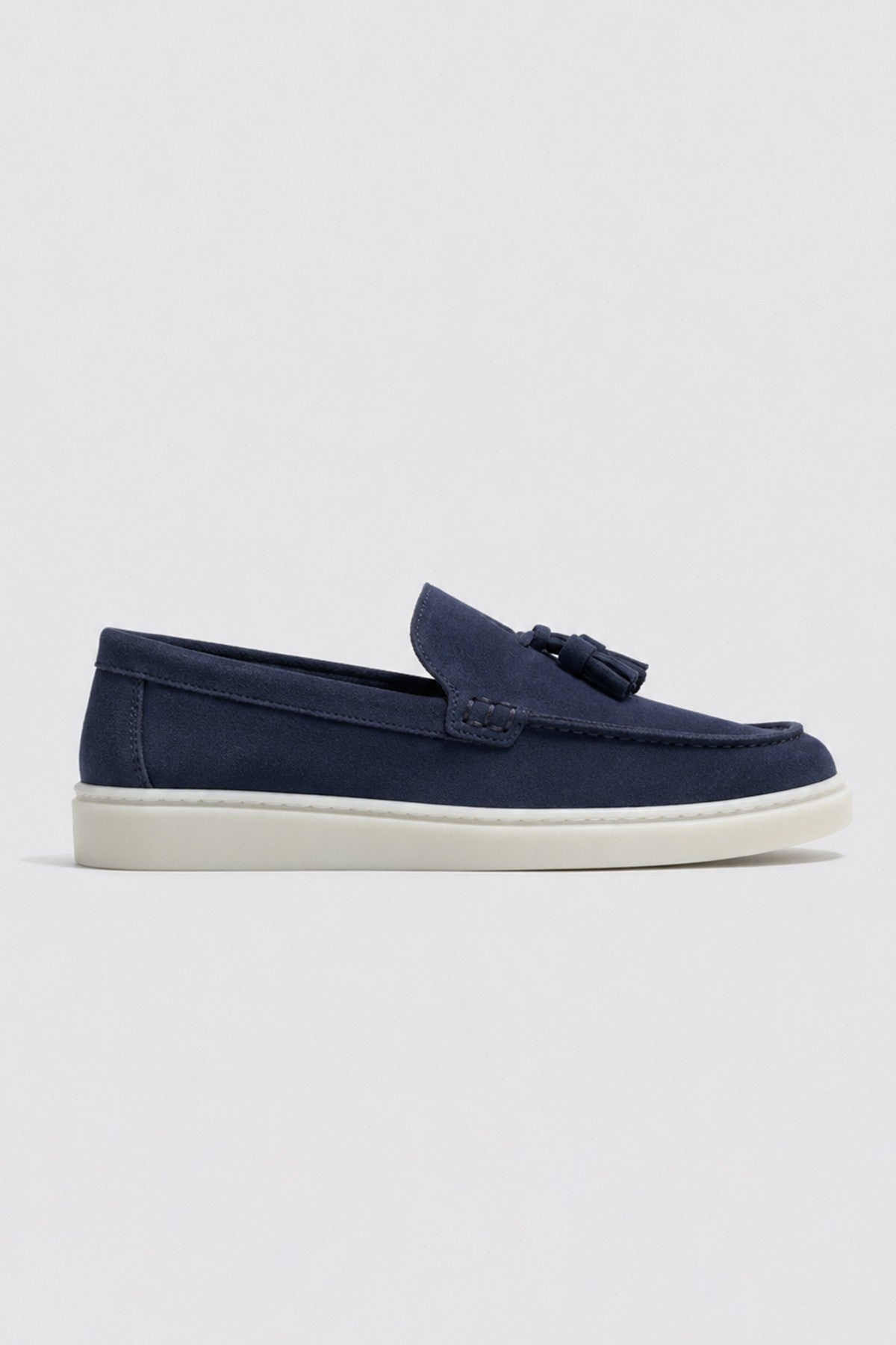 Püsküllü %100 Süet Loafer
