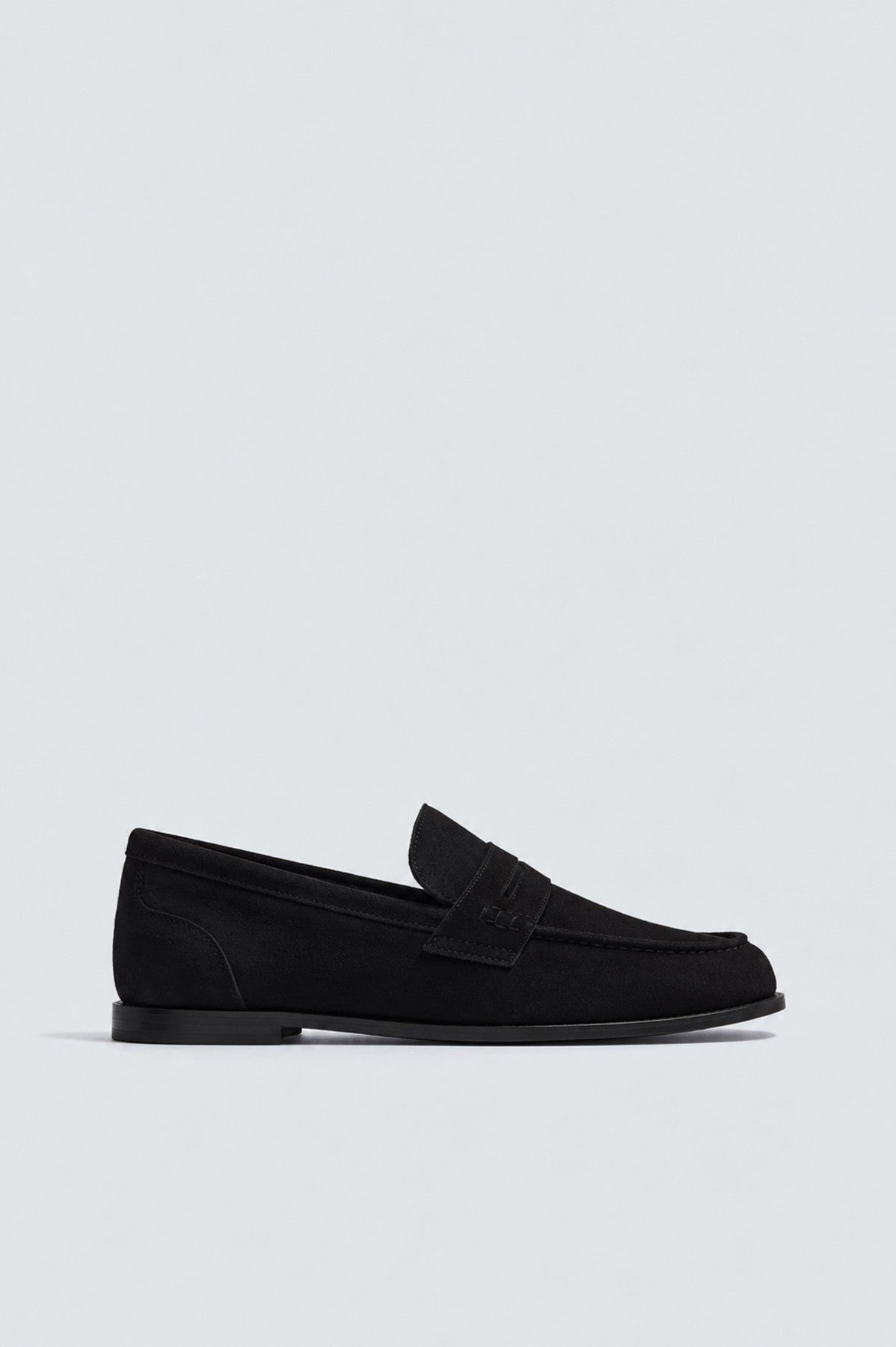 %100 Süet İnce Taban Loafer